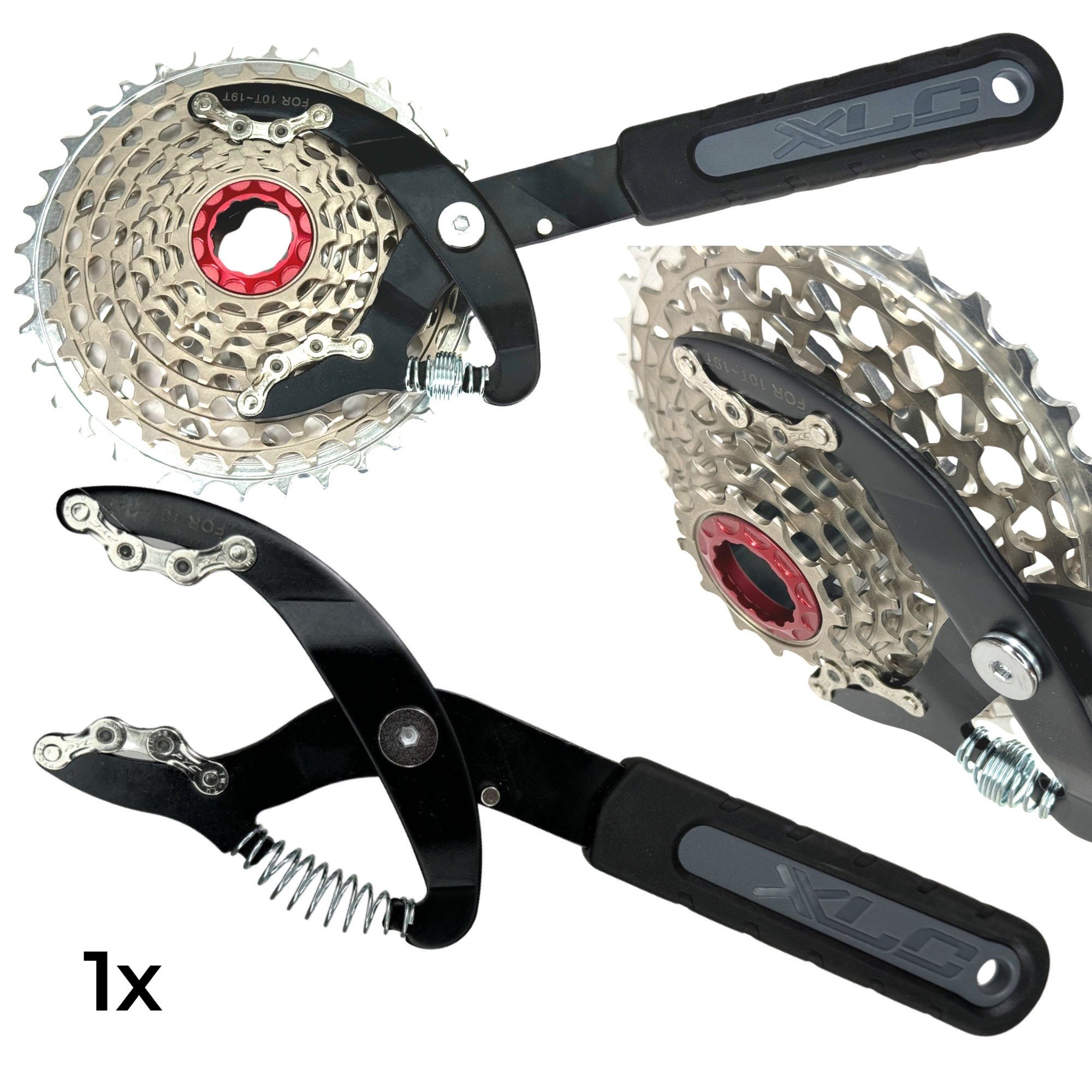 XLC Fahrrad-Montageständer Fahrrad MTB Ebike Konter Pro Zangen Werkzeug Road Kassettenabnehmer