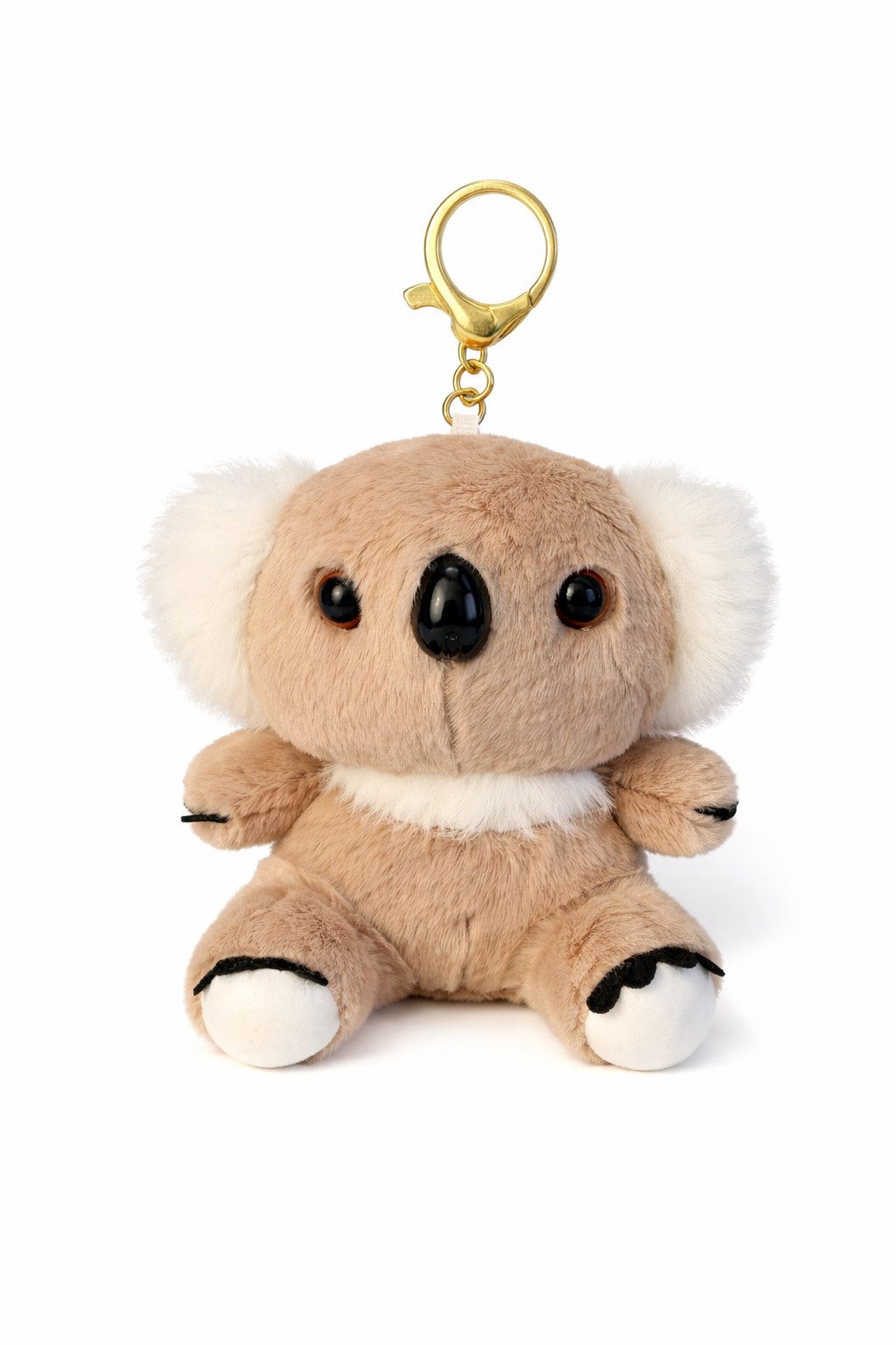 soma Schlüsselanhänger Koala Schlüsselanhänger Plüsch 12cm weich Kuscheltier Anhänger braun (Set, 1-tlg., Geschenk-Set), Extra weich mit stabilem Metallring und detailreichem Design
