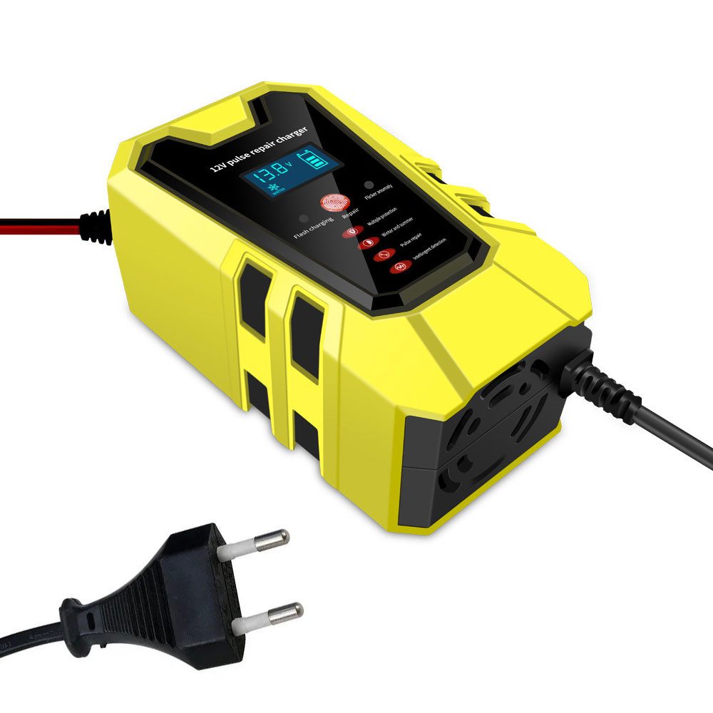 Impulsreparatur Batterieladegerät 12V 6A Autobatterie-Ladegerät Autobatterie-Ladegerät