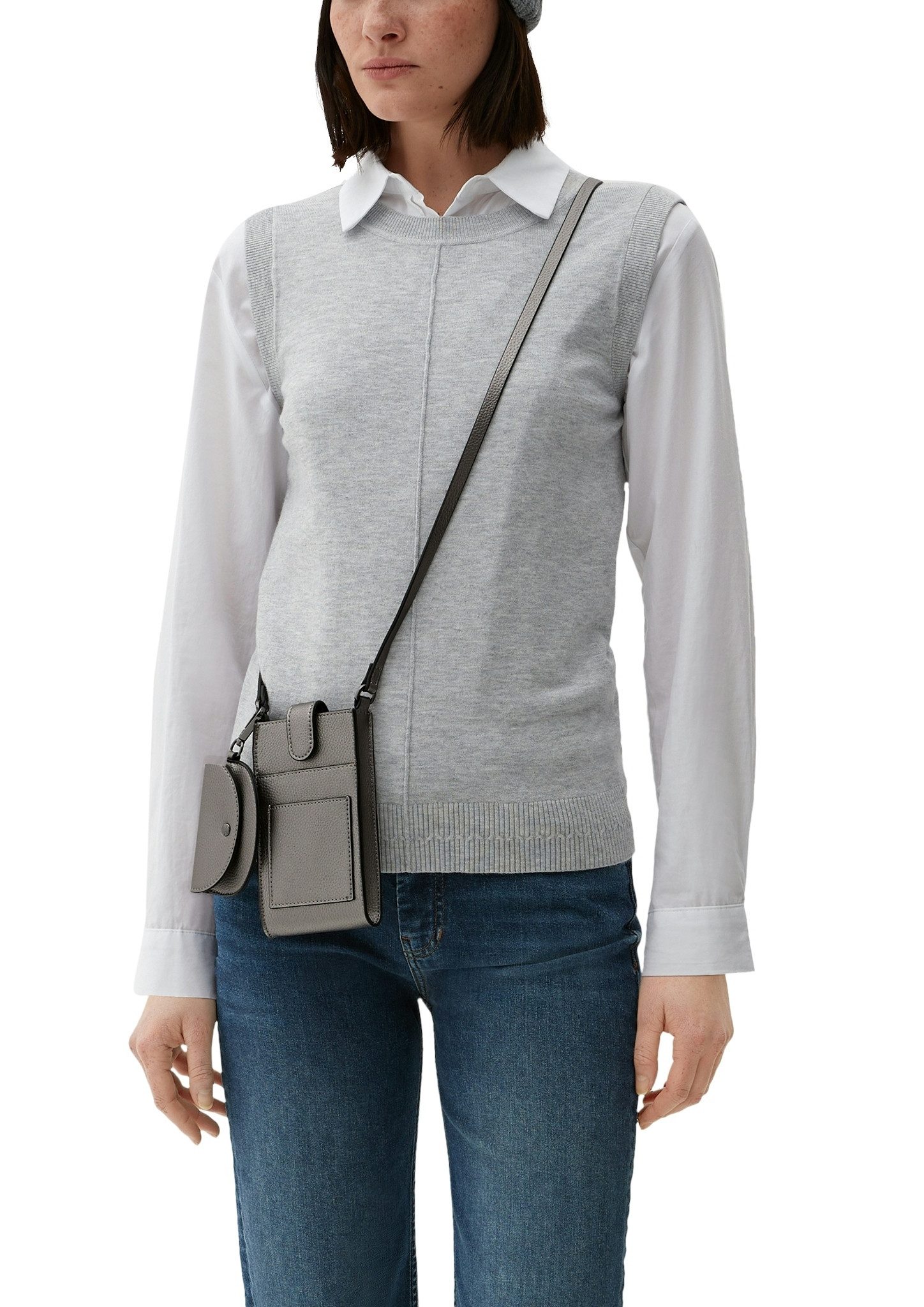 s.Oliver Handytasche - Damenhandtasche - Tasche mit Geldbeutel