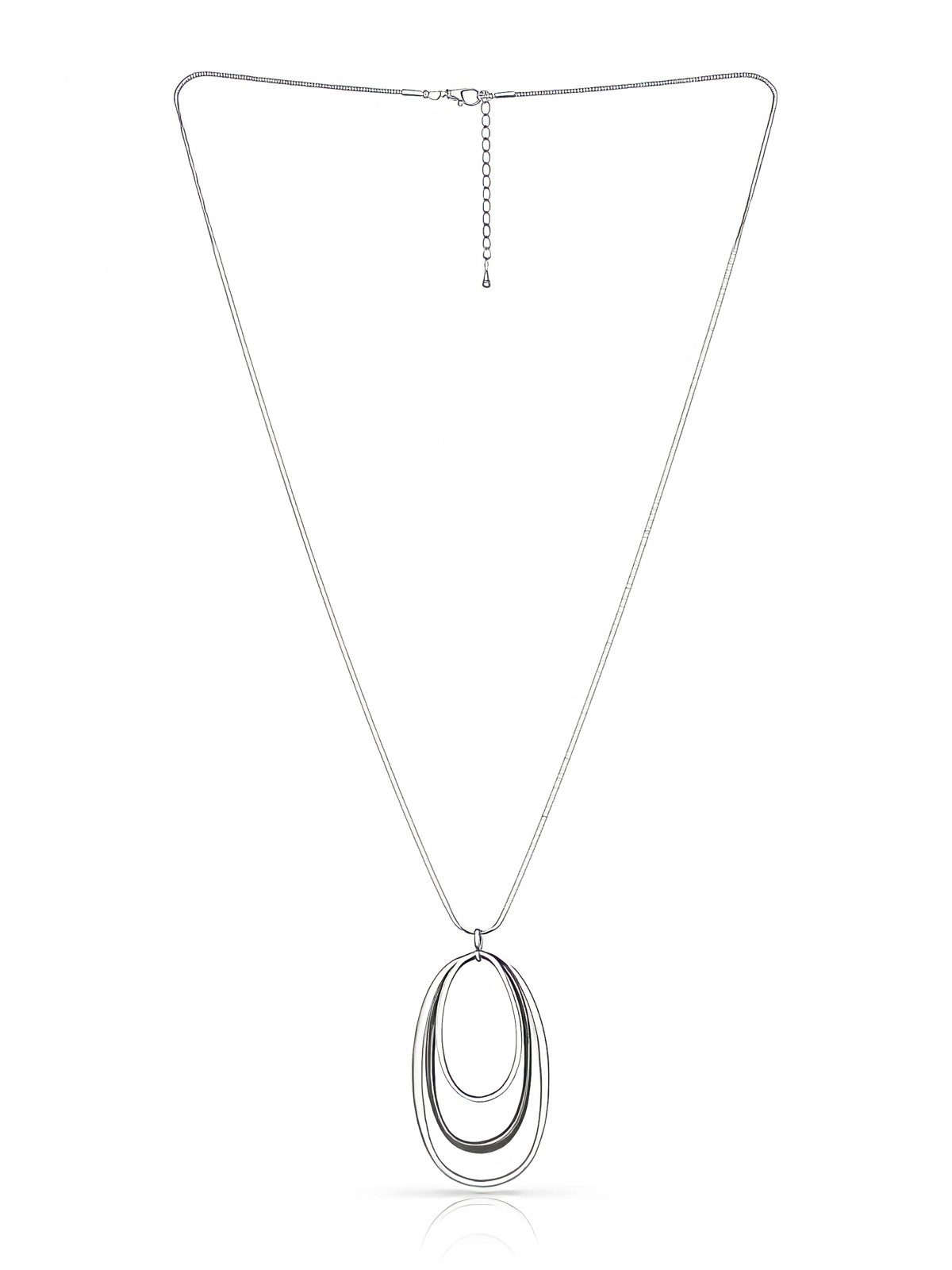 Rayshyne Kette mit Anhänger Lange Kette Damen Nickelfrei Halskette mit elegantem Moderne Anhänger (Lange Halskette mit Anhänger Luxus Damenkette nickelfrei Geschenke für Frauen Valentinstag Frau Freundin, Geschenkset Damenkette Weihnachten Set, 1-tlg., Lu