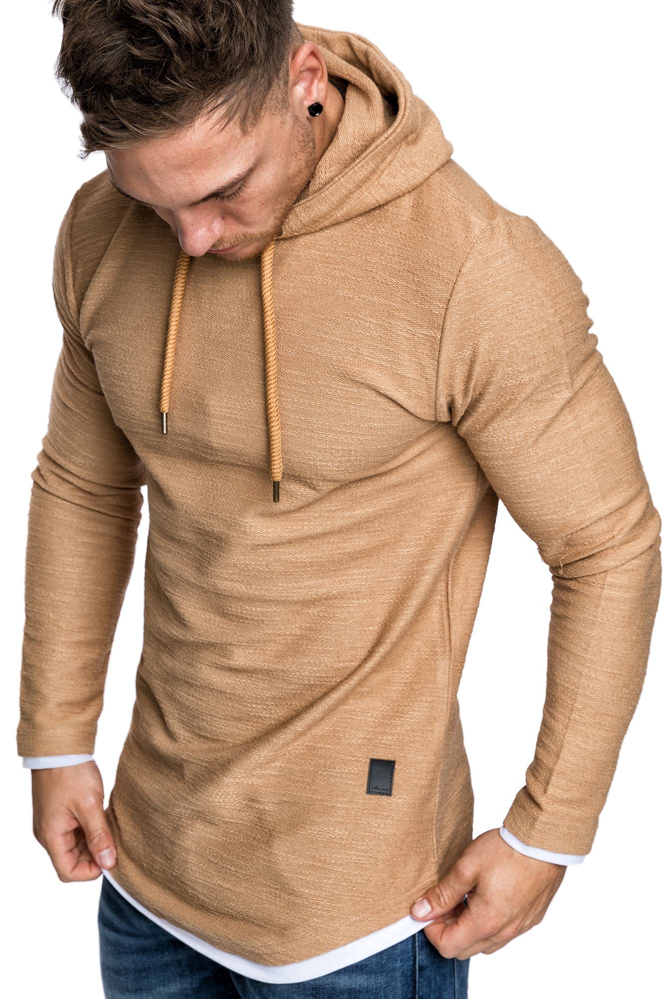 Amaci&Sons Kapuzenpullover PEORIA 2in1 Kapuzenpullover