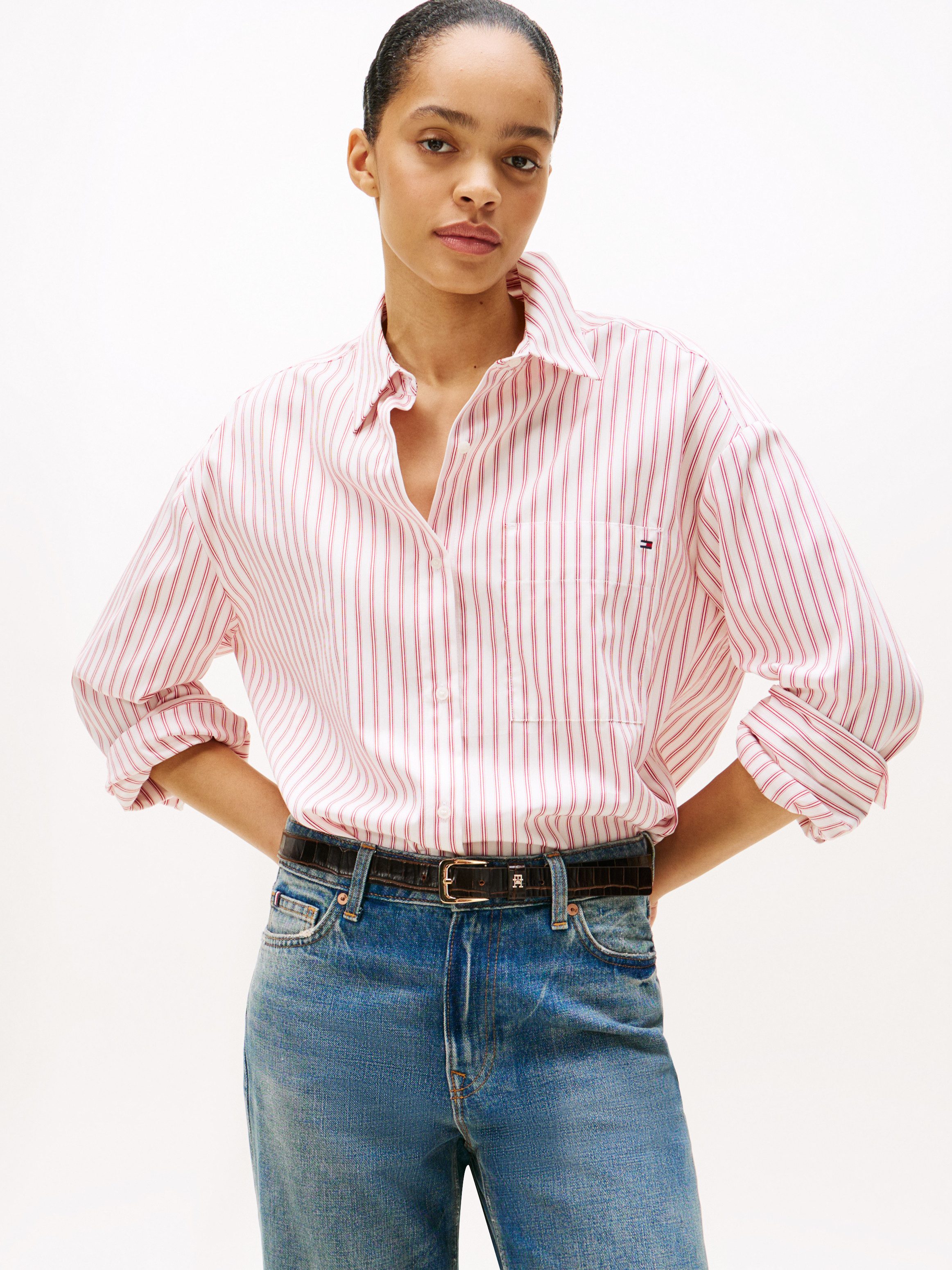 Tommy Hilfiger Hemdbluse NEW POPLIN EASY günstig online kaufen