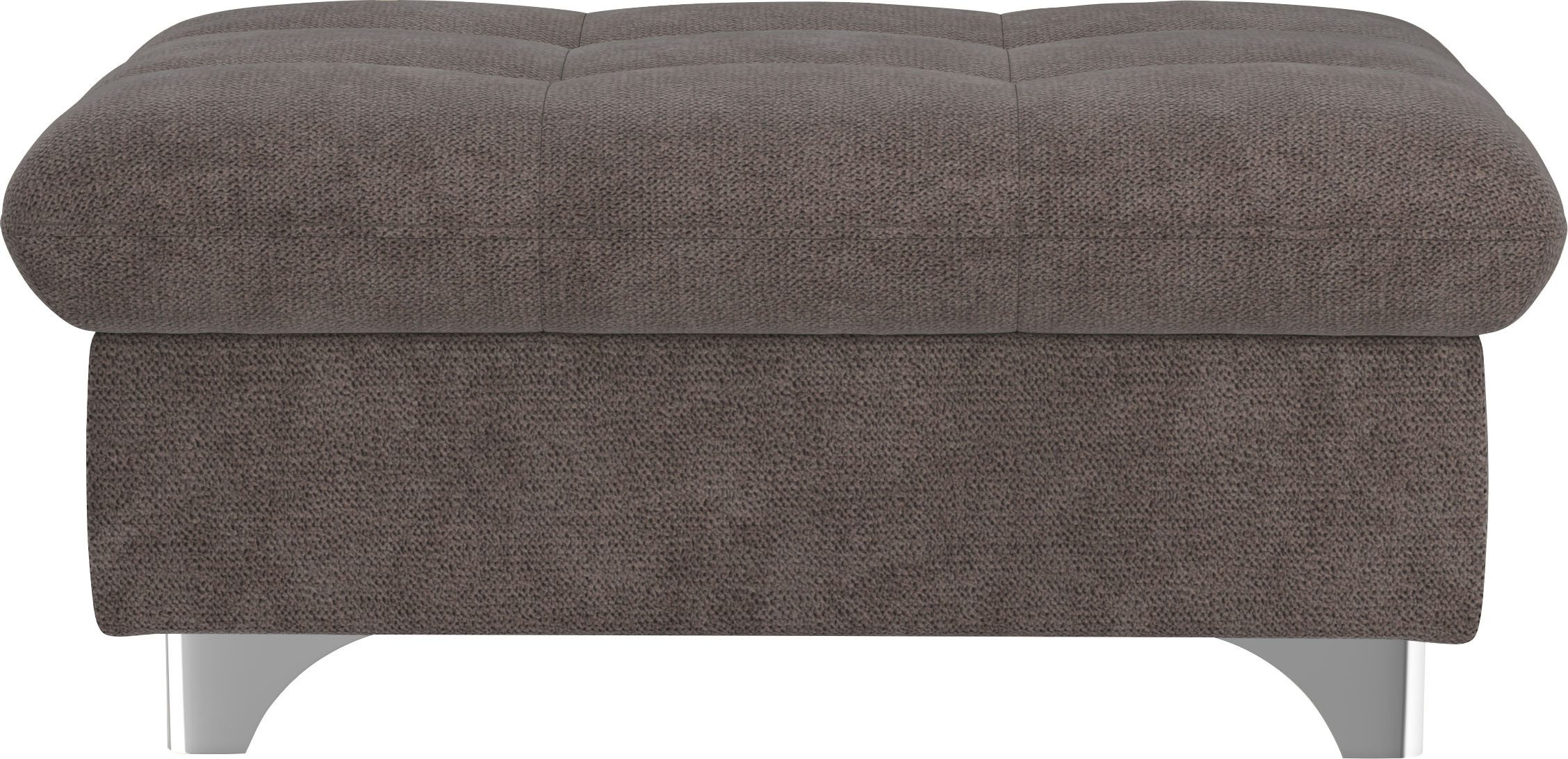 COTTA Hocker Gemini, B: 108 cm, mit Metallfüße