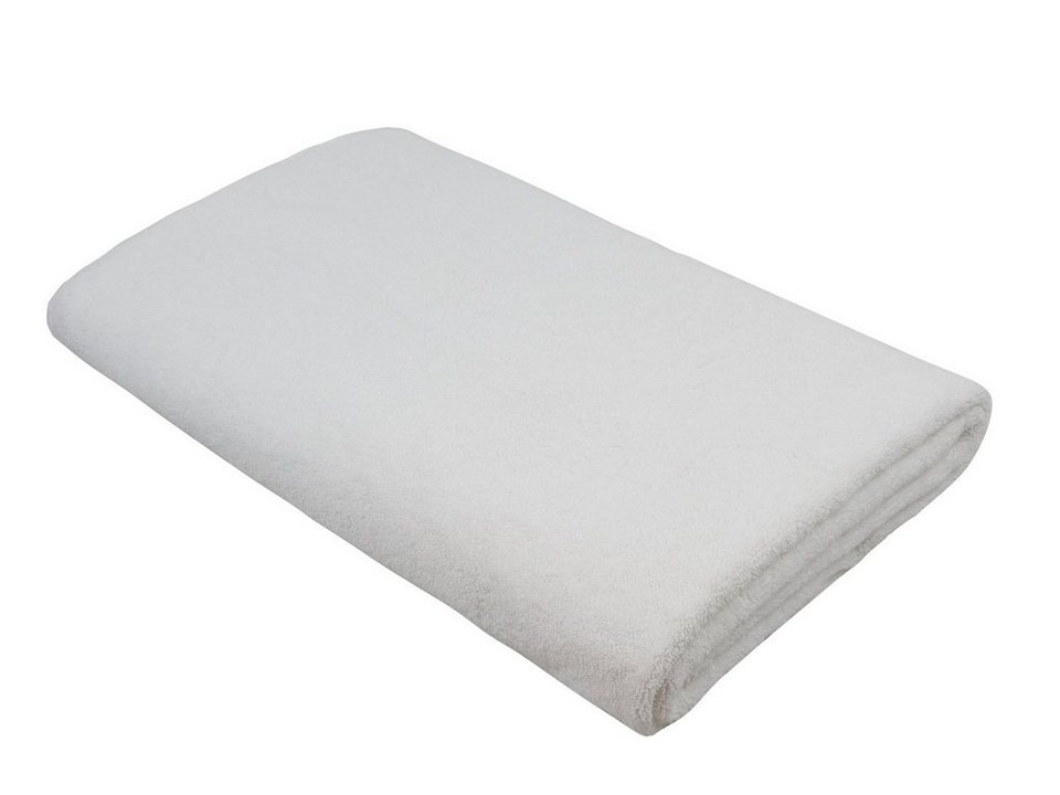 Sensepura Handtuch Handtuch weiß, 50x100 cm saugstarkes Frottier,  Walkfrottier (1-St), Feste und kräftige Webung