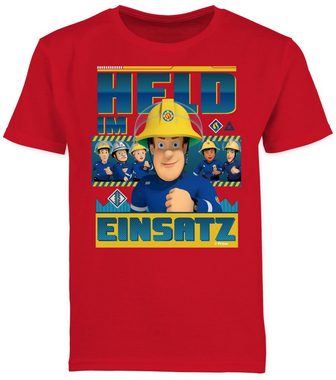 Shirtracer T-Shirt Held im Einsatz Feuerwehrmann Sam Jungen