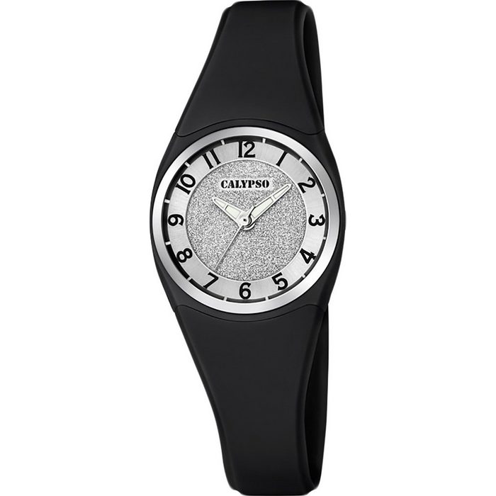 CALYPSO WATCHES Quarzuhr Calypso Damen Uhr K5752/6 Kunststoffband (Armbanduhr) Damen Armbanduhr rund Kunststoff PUarmband schwarz Fashion