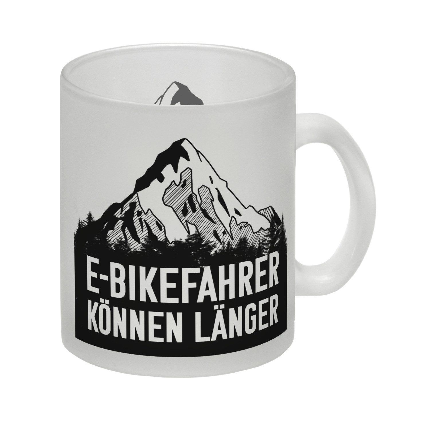Tasse E-Bikefahrer können länger Glas Tasse