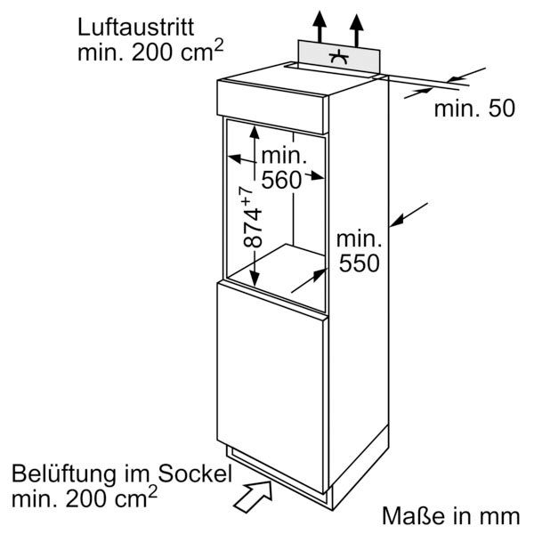 13. Bild von BOSCH Einbaugefrierschrank 4 GIV21VSE0, 87,4 cm hoch, 54,1 cm breit