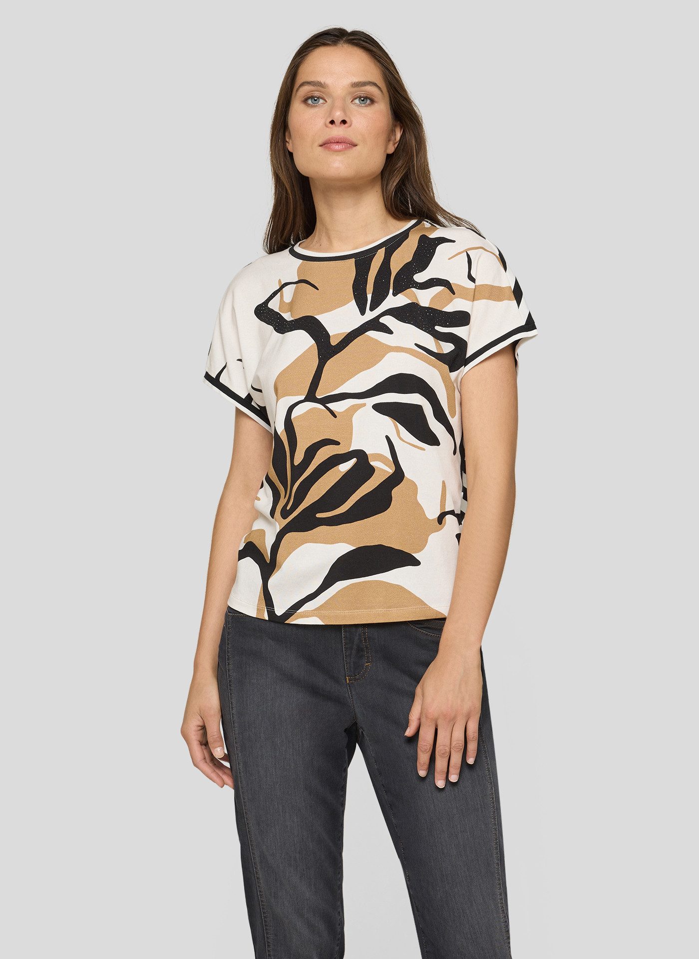 Rabe T-Shirt mit All-Over Print