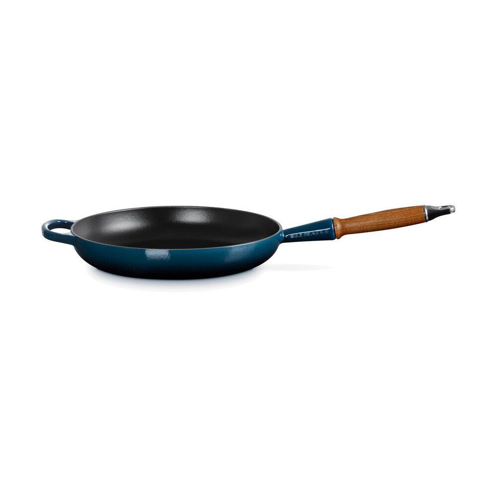 LE CREUSET Geschirr-Set Bratpfanne 28 cm Signature Nuit, Gusseisen