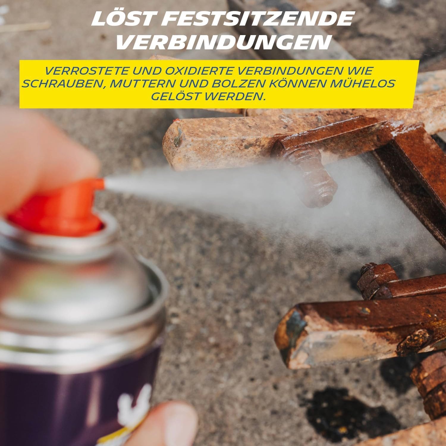 Michelin Expert Rostlöser MoS2 Sprühdose Korrosionsschutz Silikonfrei 400 ml Rostentferner