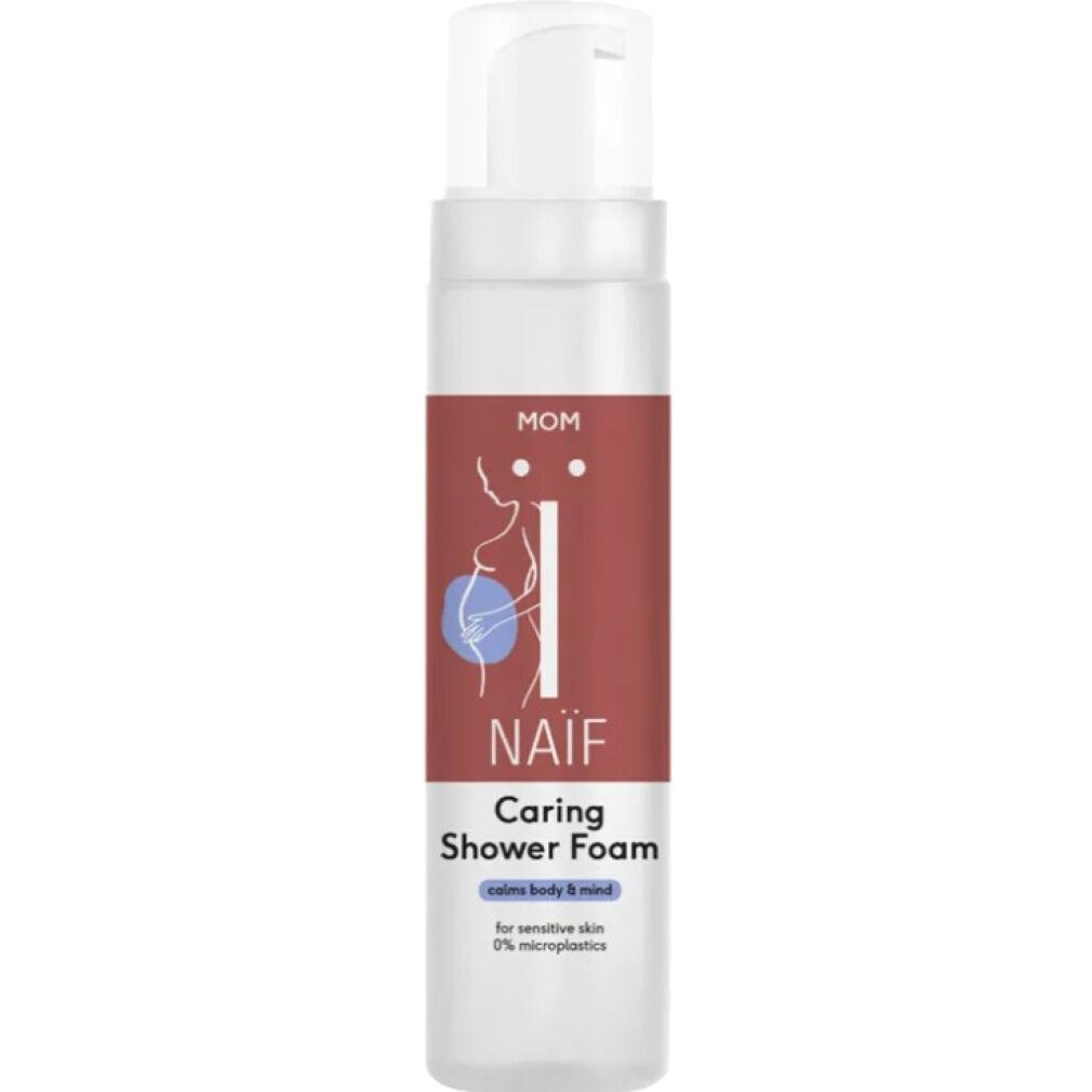 Naïf Körperpflegemittel Duschschaum für Schwangere Mom (Caring Shower Foam) 200 ml