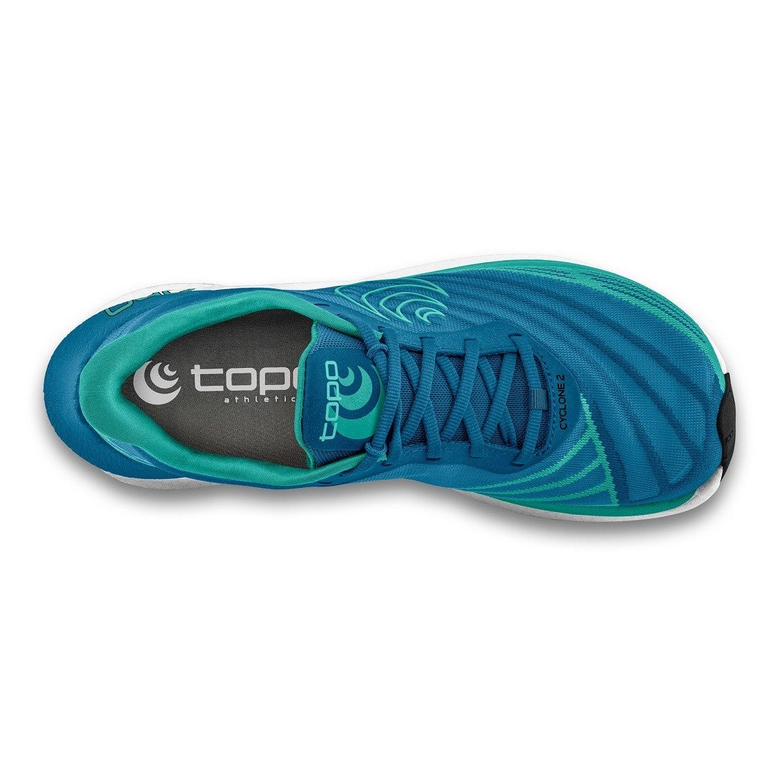 Topo Cyclone 2 (Leichtigkeit, breitere Zehenbox) blau Herren Laufschuh