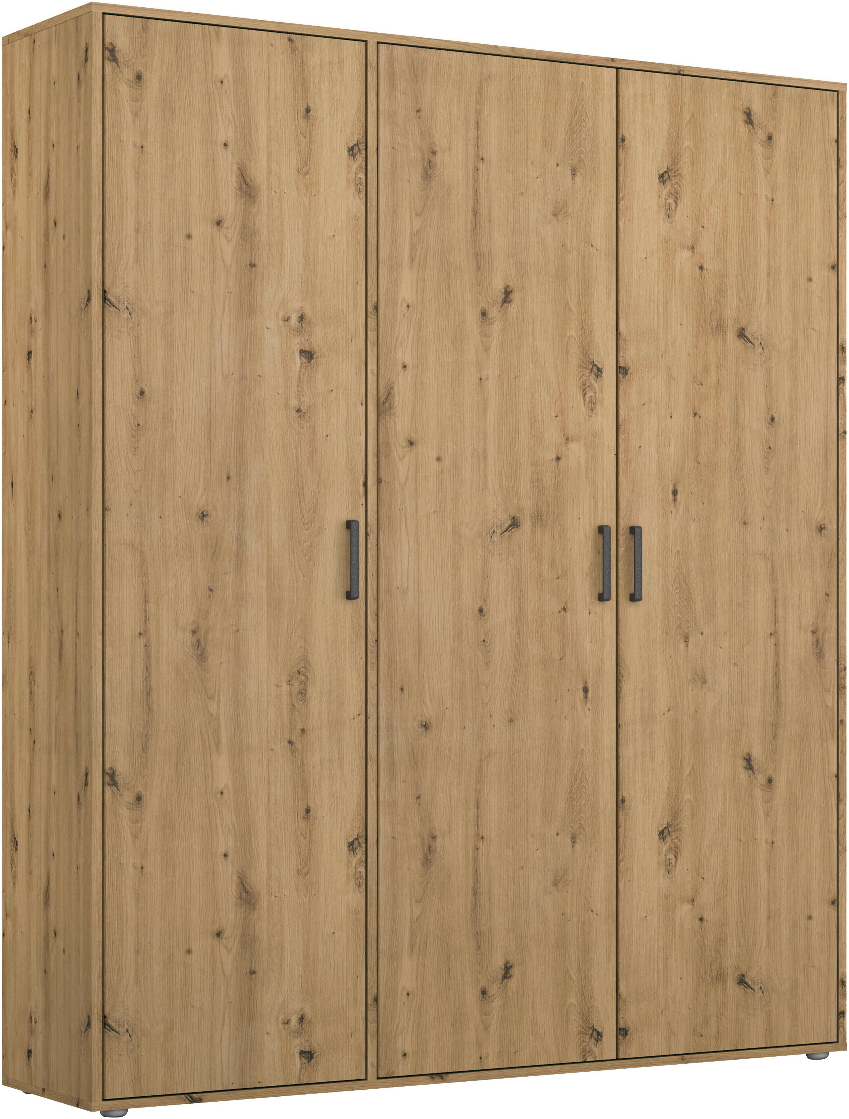 rauch Kleiderschrank VOYAGER Garderobe Wäscheschrank Schlafzimmer (in 3 verschiedenen Ausstattungen BASIC/CLASSIC/PREMIUM) mit 2 modernen Griffvarianten, viel Stauraum MADE IN GERMANY