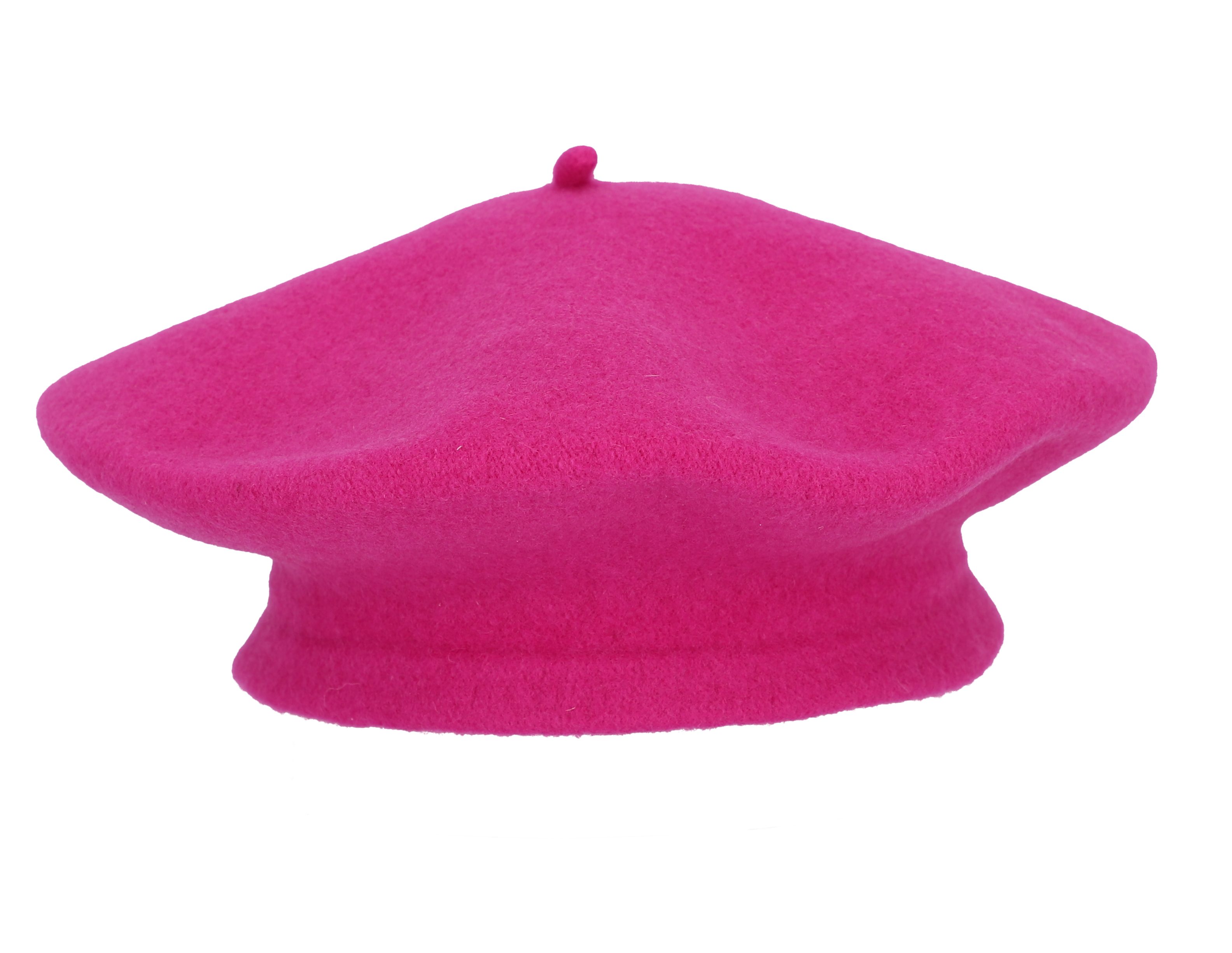halsüberkopf Accessoires Baskenmütze Filzbaske aus reinem Wollfilz günstig online kaufen