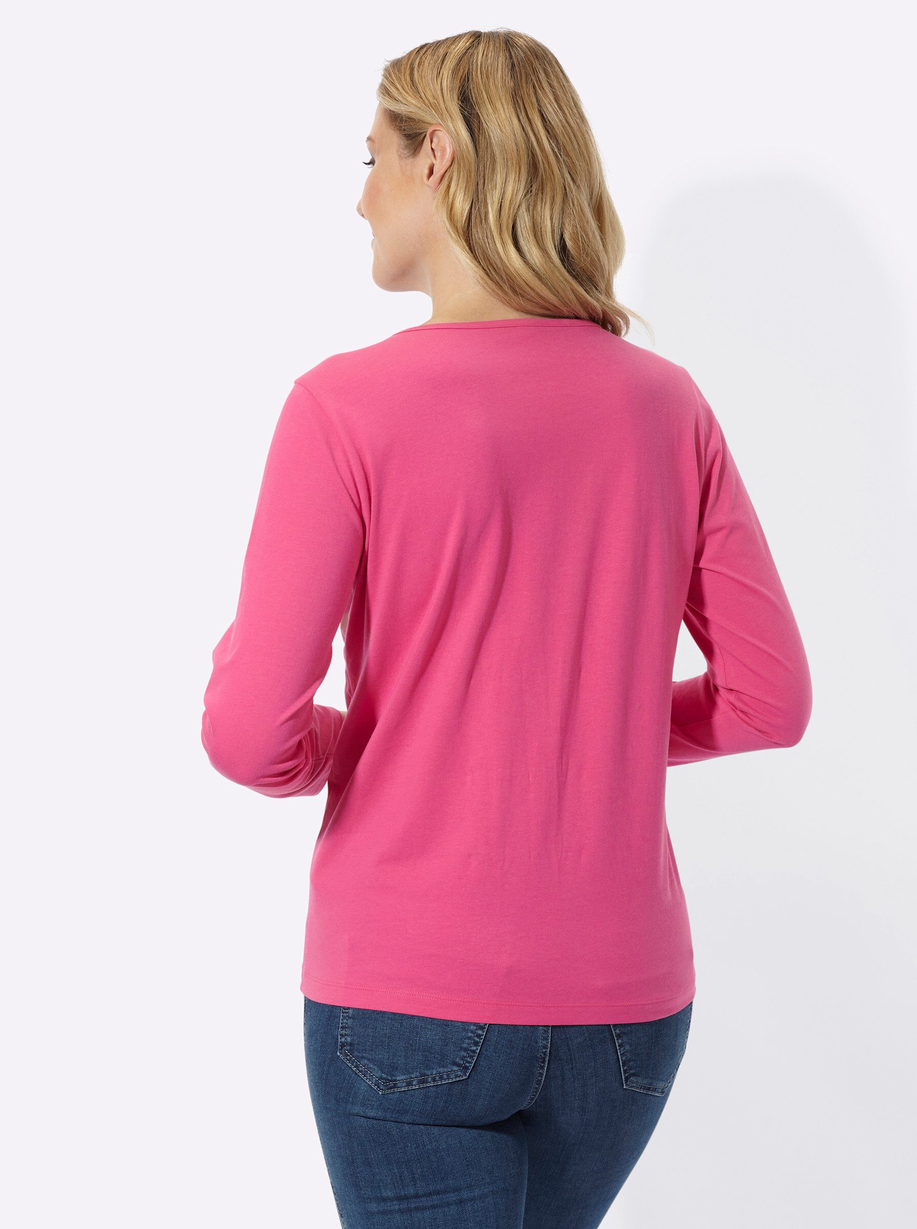 Sieh an! T-Shirt Rundhals-Shirt Langarm – Bild 2 von 5