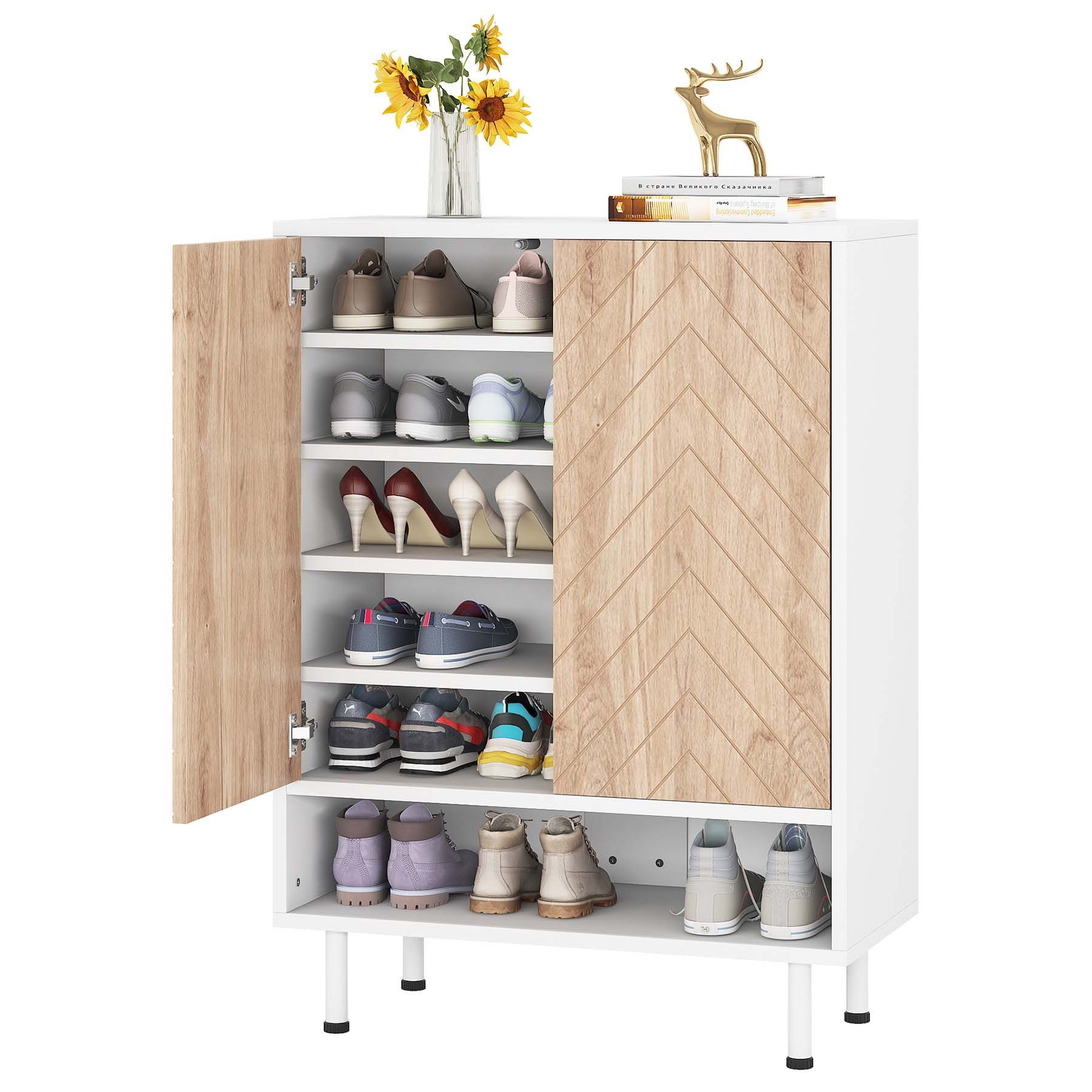Tribesigns Schuhschrank Moderner 6-stöckiger Schuhschrank mit günstig online kaufen