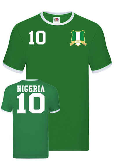 Blondie & Brownie T-Shirt Herren Nigeria Sport Trikot Fußball Meister WM Afrika Cup