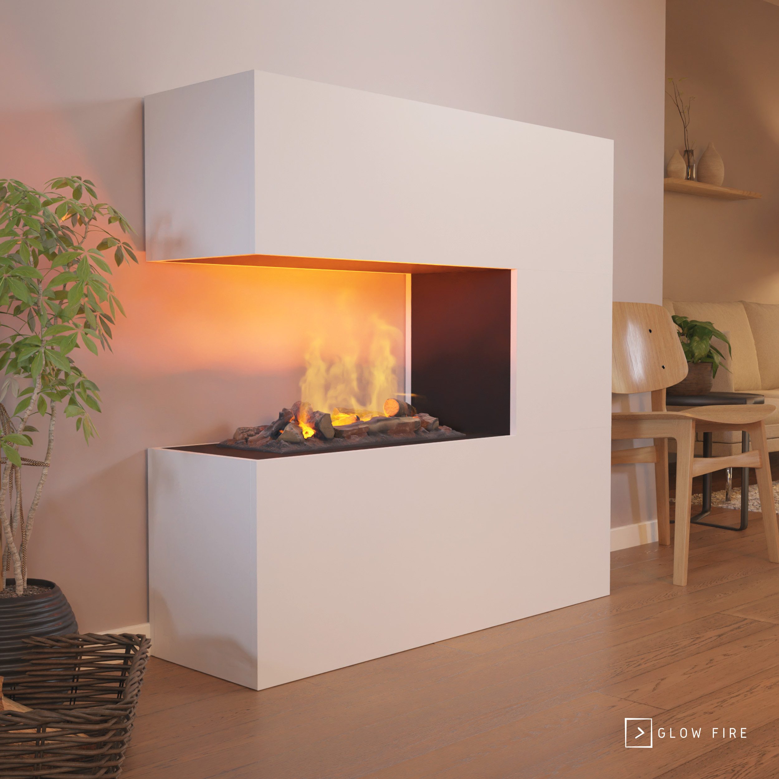 GLOW FIRE Elektrokamin Schiller Wasserdampf Kamin, günstig online kaufen