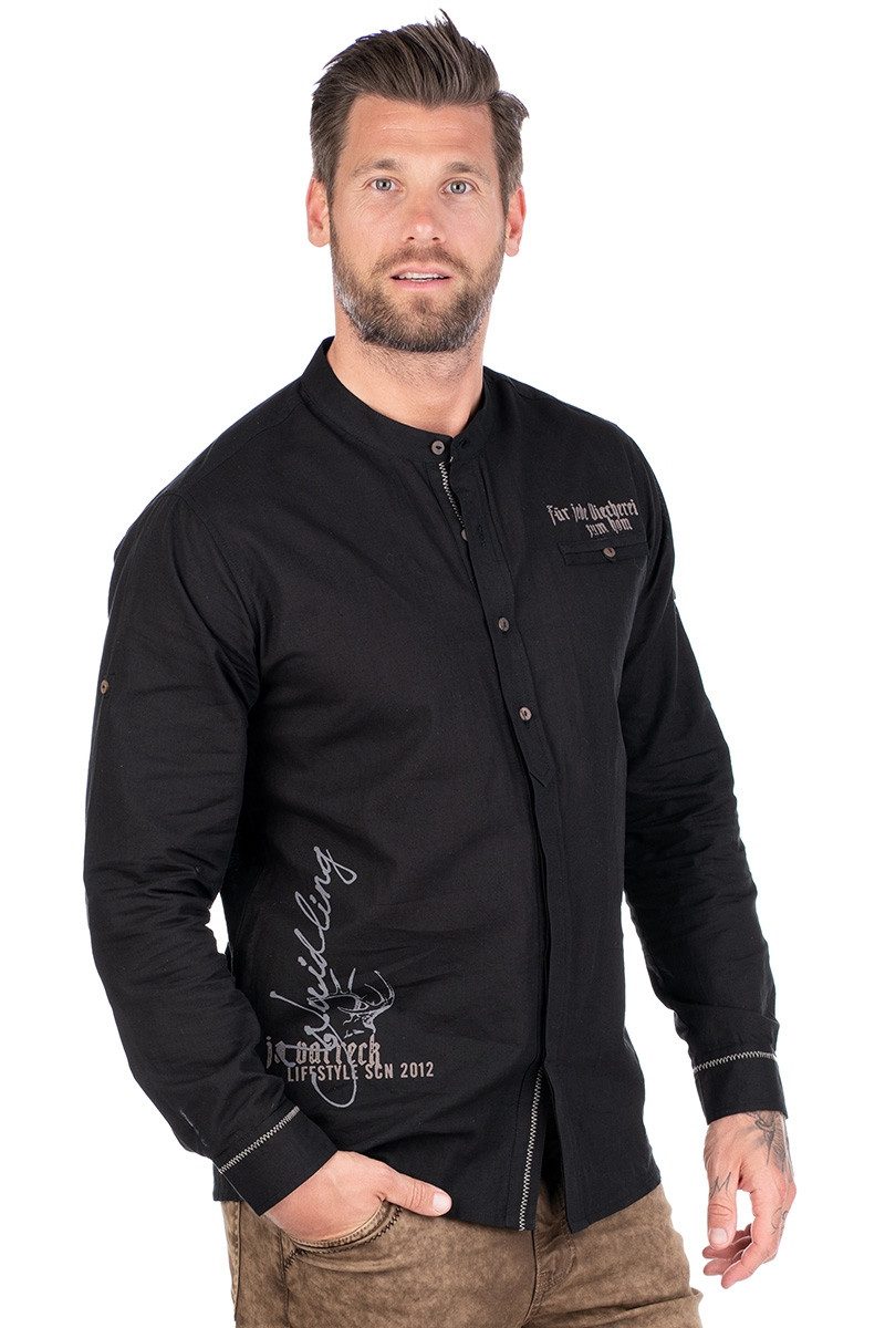 Hangowear Trachtenhemd Trachtenhemd - JEFF - schwarz günstig online kaufen
