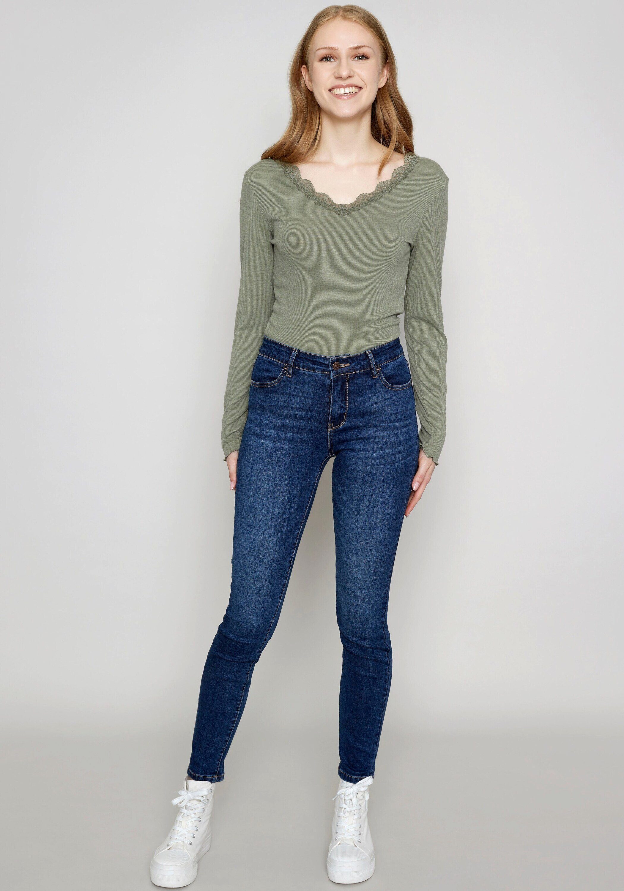 HaILY’S Slim-fit-Jeans (1-tlg) Plain/ohne Details