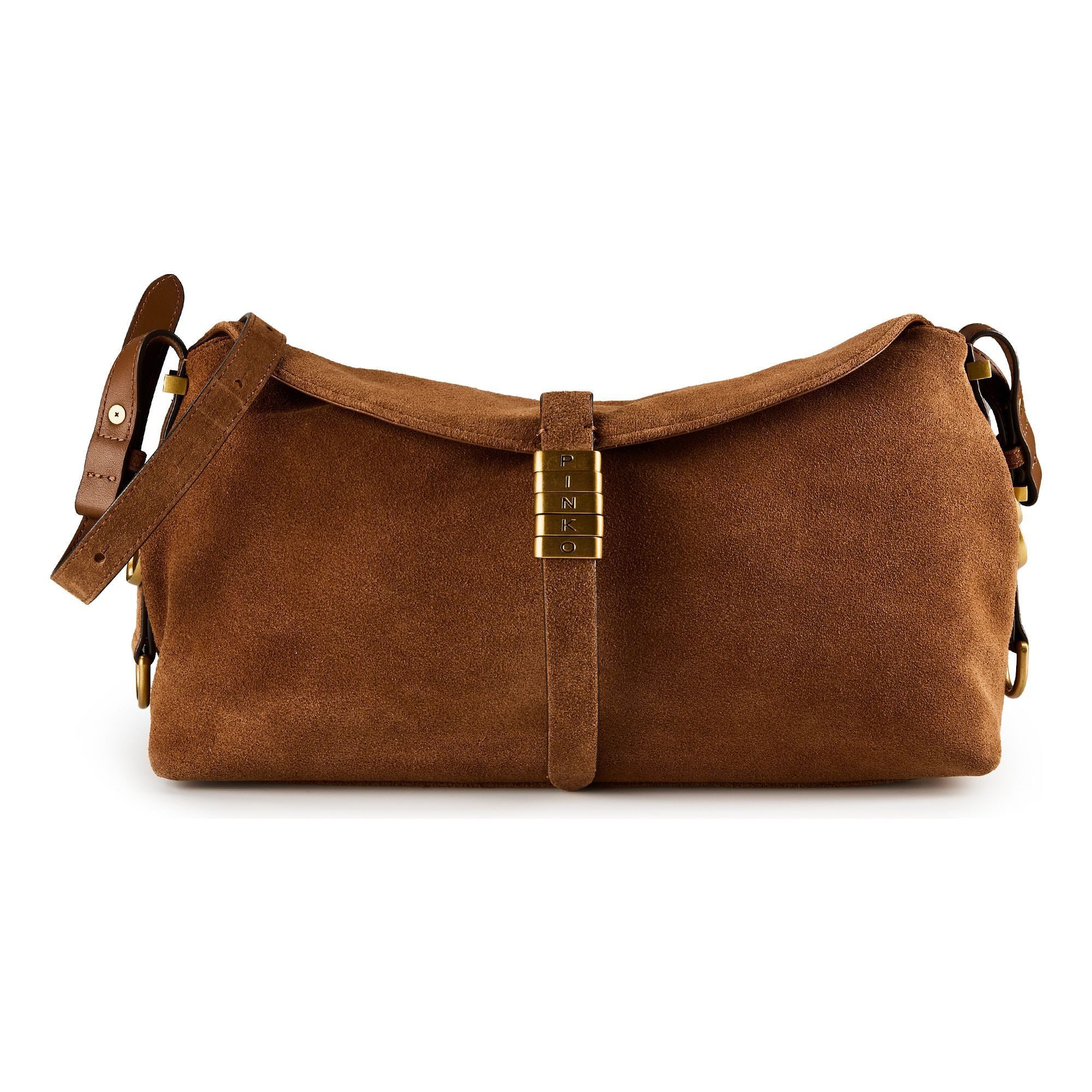 PINKO Schultertasche Saddle Horizontal, Leder