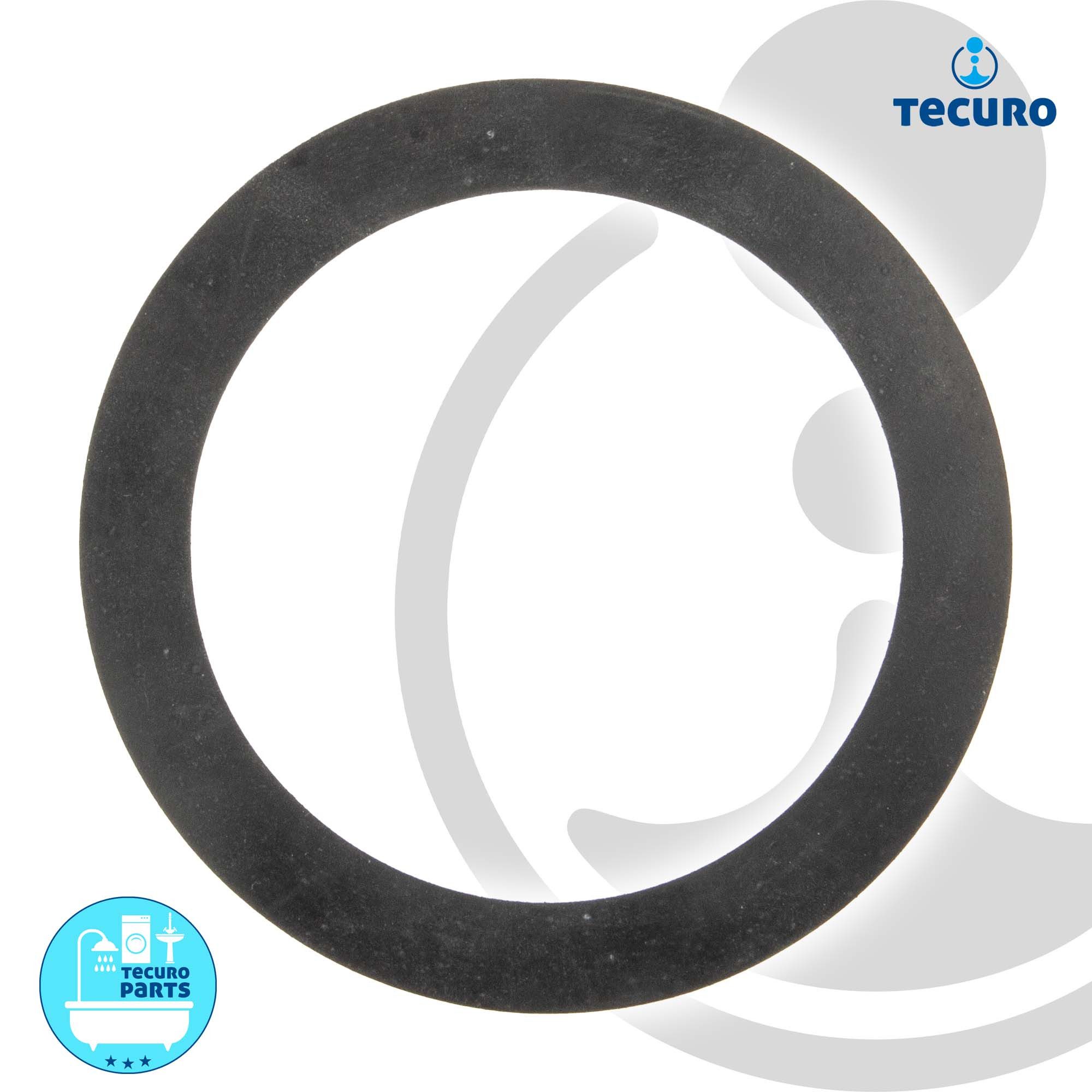 tecuro Siphon Gummi-Flachdichtung zu Siebkorb 3 1/2 Zoll - Ø 113 mm – Bild 4 von 5