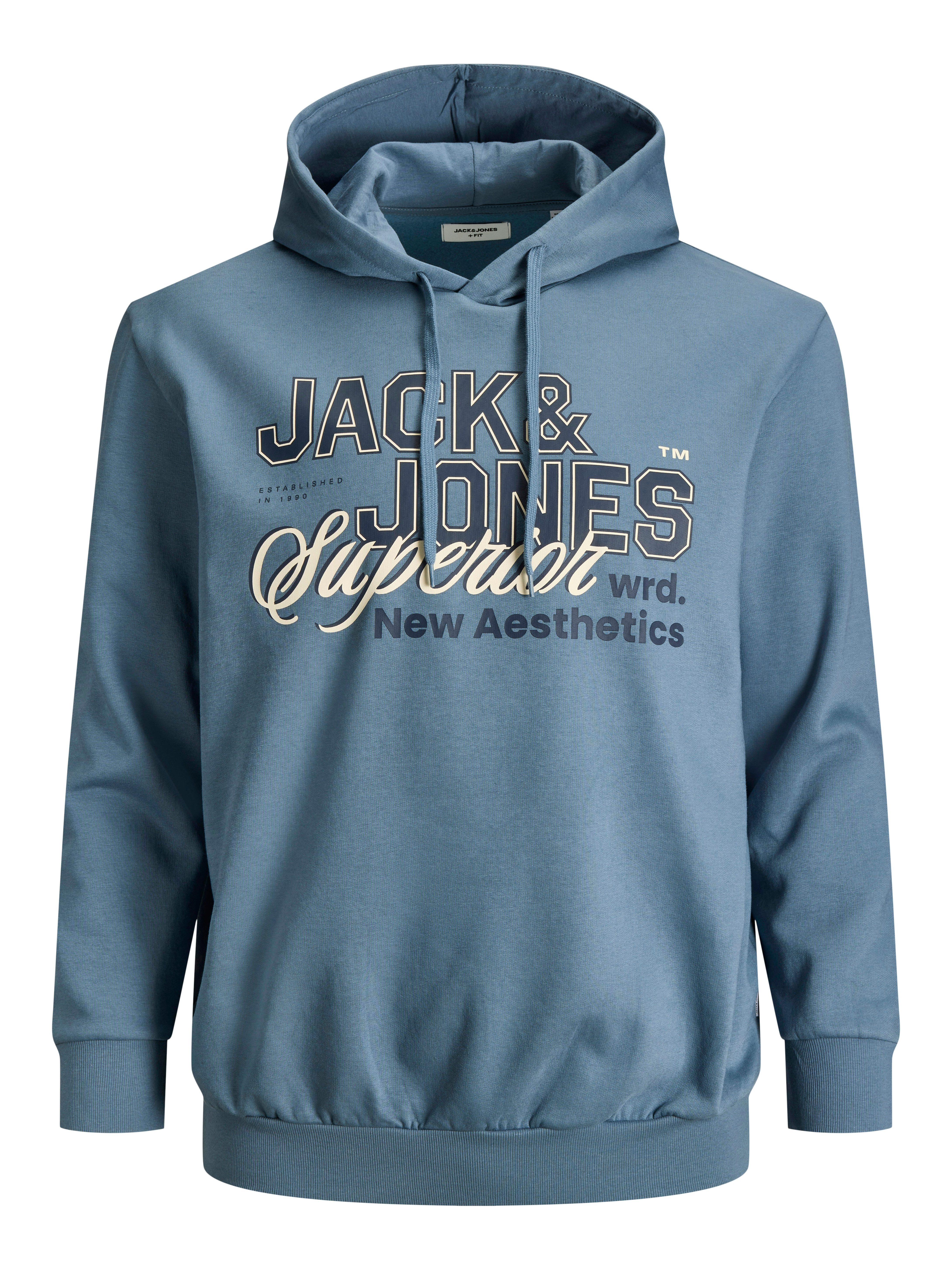 Jack & Jones PlusSize Hoodie JJELOGO SWEAT HOOD 2 COL 24/25 NOOS PLS mit Lo günstig online kaufen