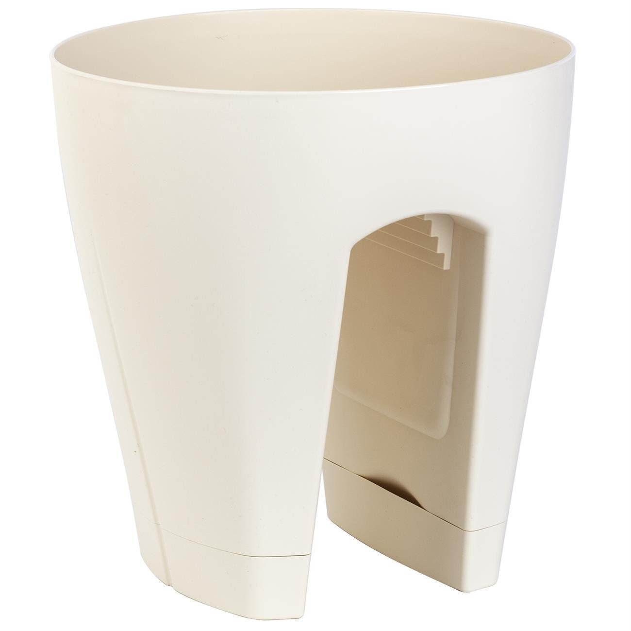 Engelland Blumentopf Geländertopf mit Wasserauffangschalen (Vorteils-Set, günstig online kaufen
