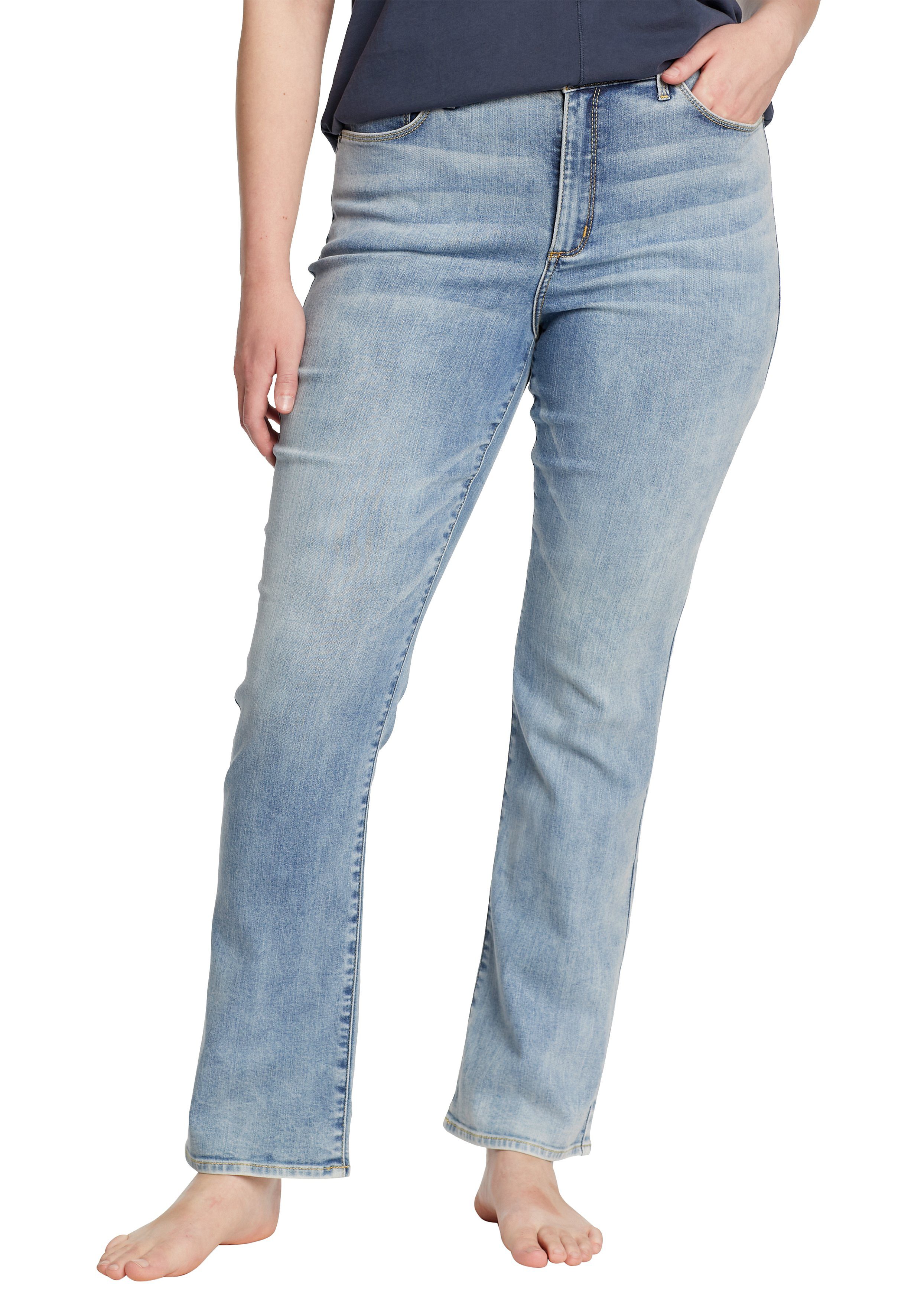 Eddie Bauer Bootcut-Jeans Voyager Jeans - High Rise - Bootcut