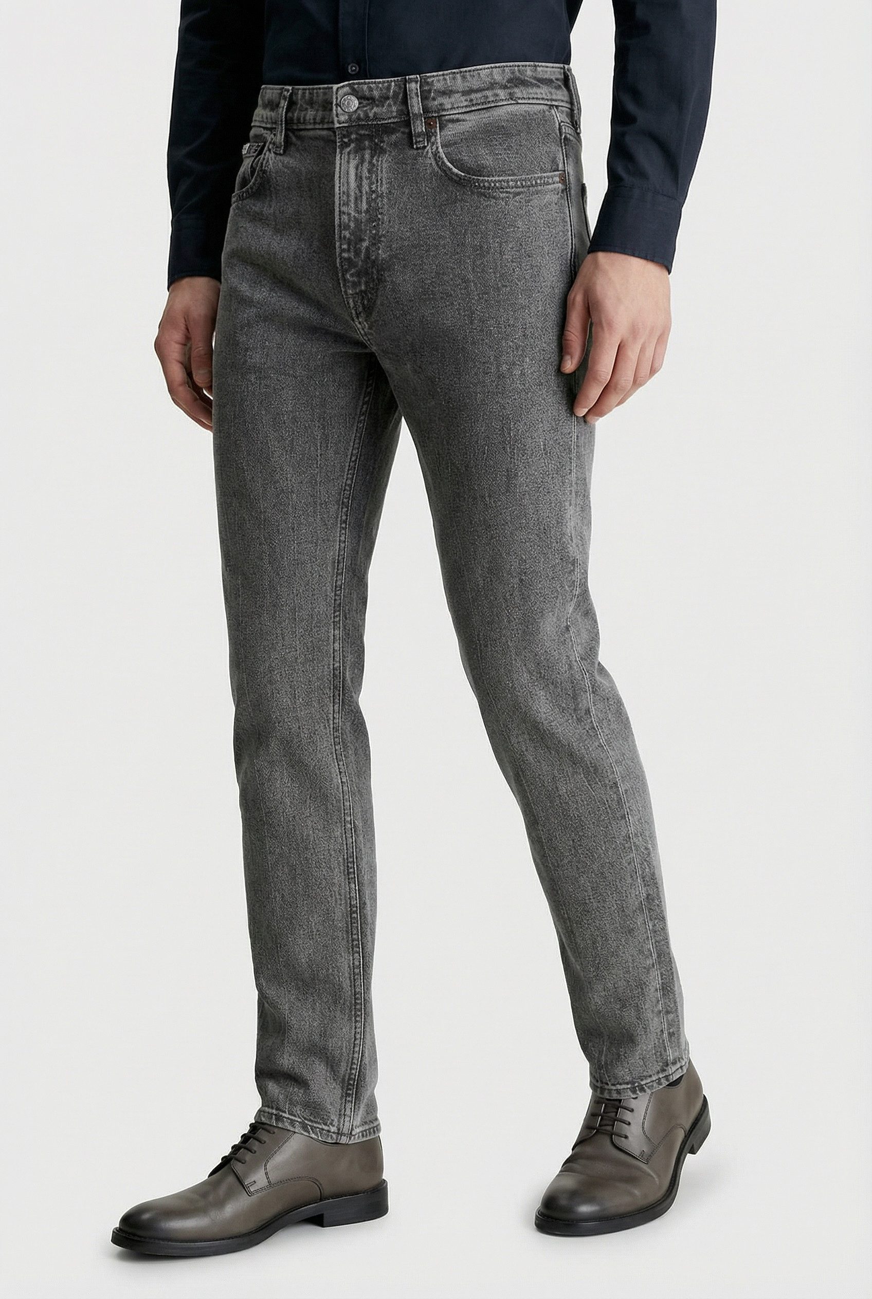 Calvin Klein Jeans Slim-fit-Jeans SLIM TAPER mit Markenlabel günstig online kaufen