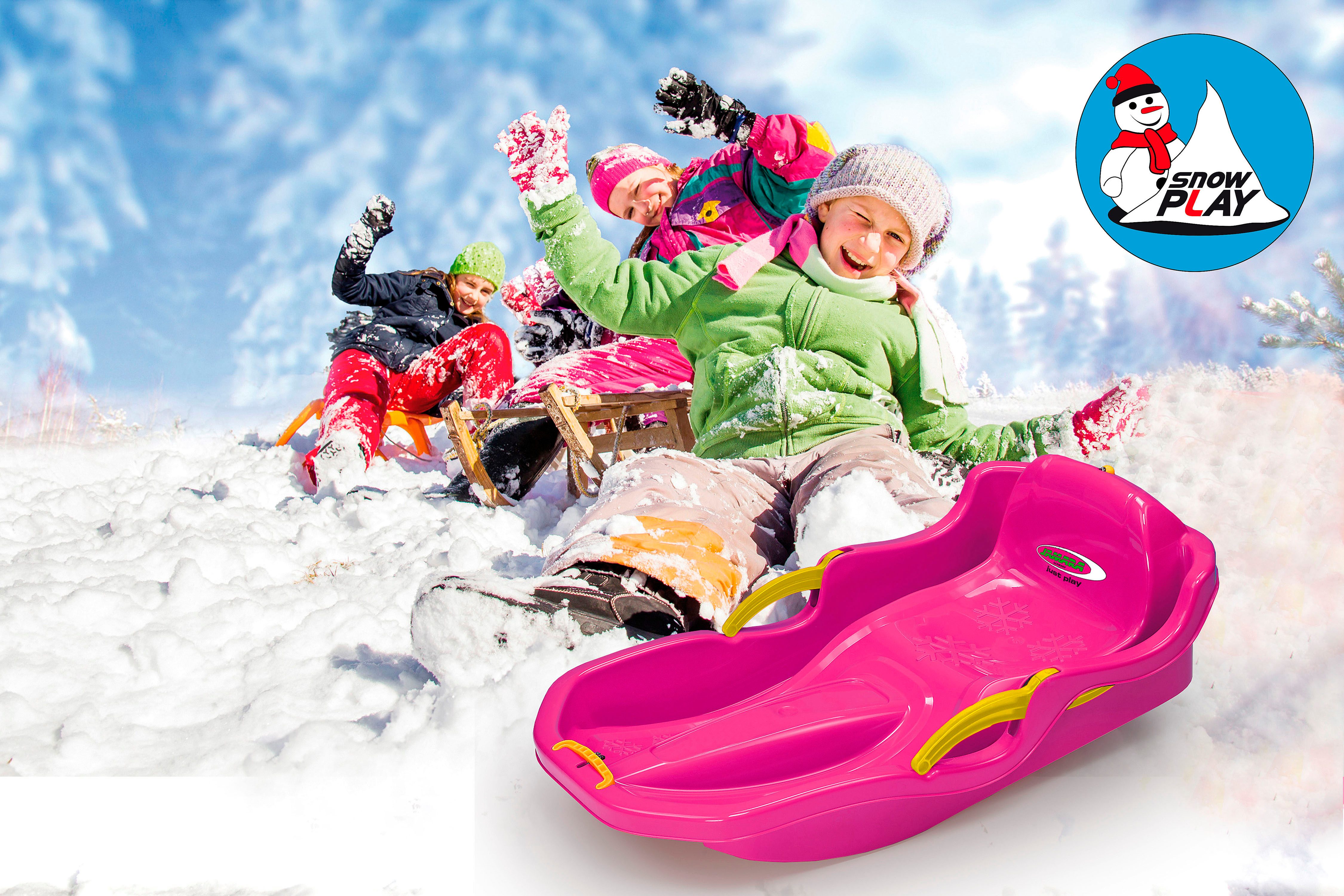 Jamara Bob Snow Play Bob Comfort 80 cm, mit Bremse, Made in Europe