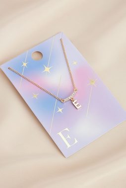 Next Namenskette Halskette mit Buchstabenanhänger Buchstabe E (1-tlg)