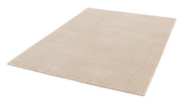 Teppich MOON, Polypropylen, Beige, 160 x 230 cm, Gemustert, Balta Rugs, quadratisch, Höhe: 17 mm