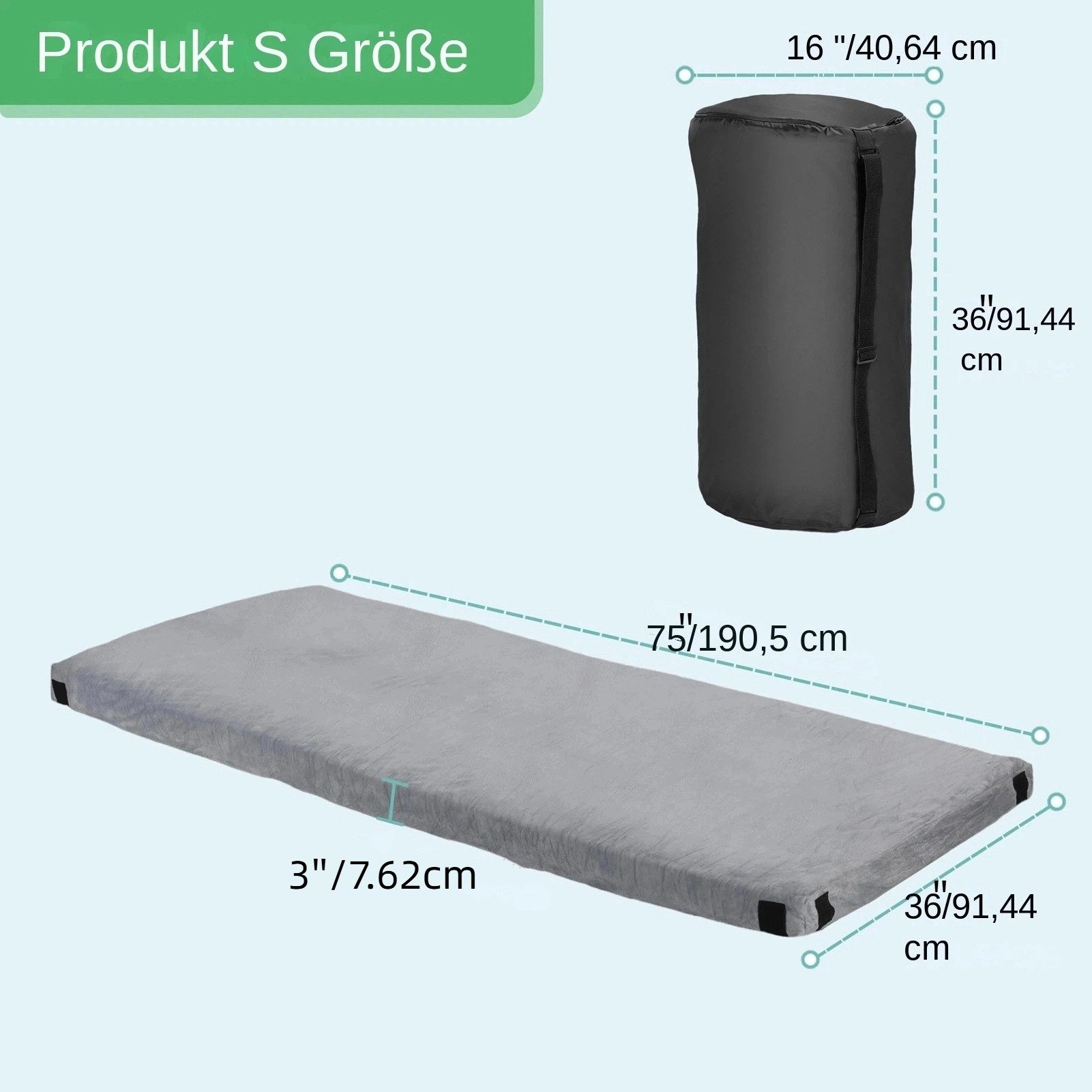 cocosity Isomatte Memory Foam Campingmatratze für günstig online kaufen