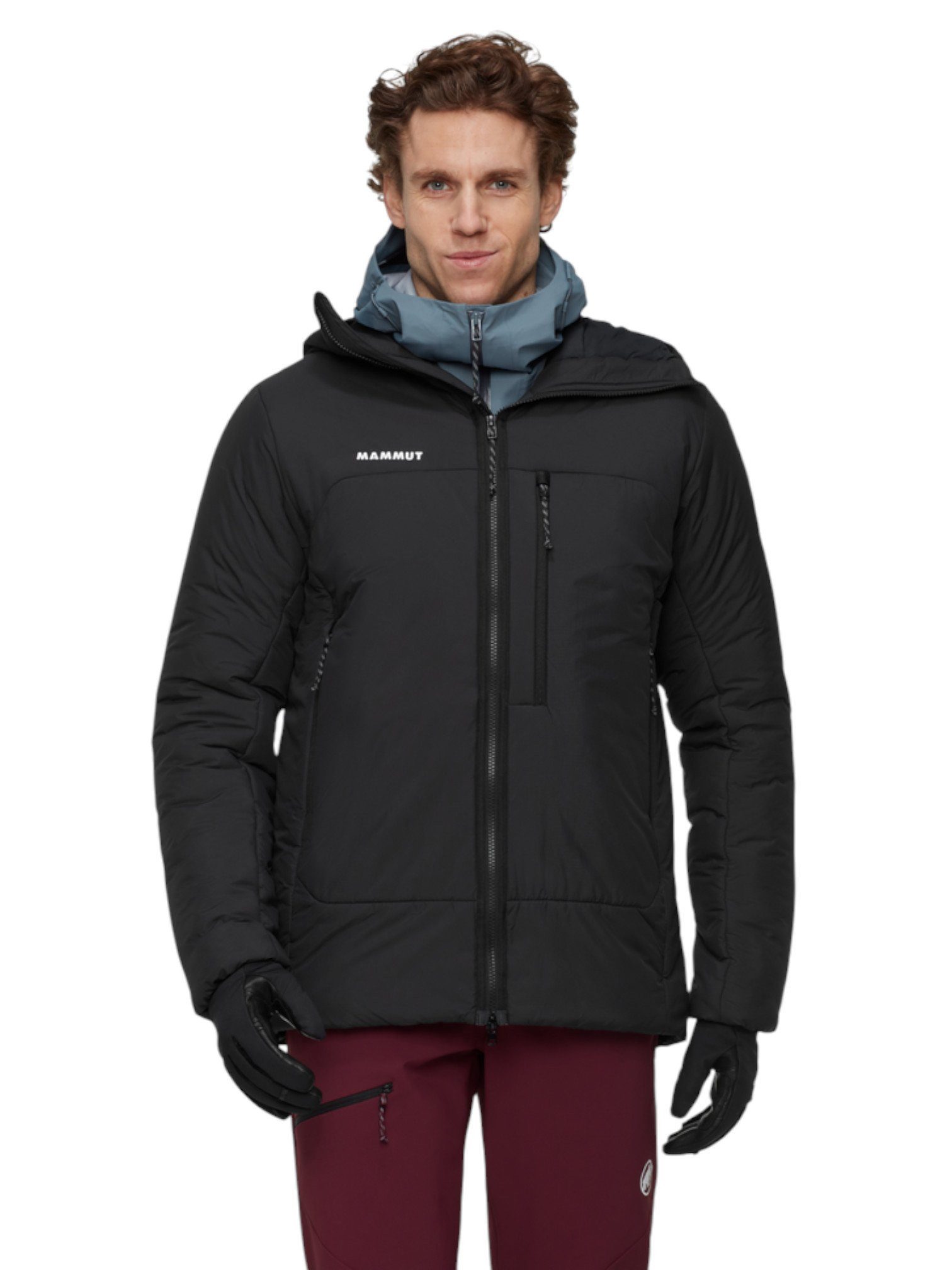 Mammut Winterjacke Rime Pro Belay Insulated Hooded (Bergsteigen, warm) schwarz Herren