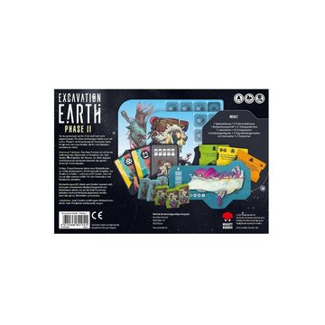 Mighty Boards Spiel, Familienspiel MIBD0003 - Phase II: Excavation Earth, 1-4 Spieler, ab..., Strategiespiel