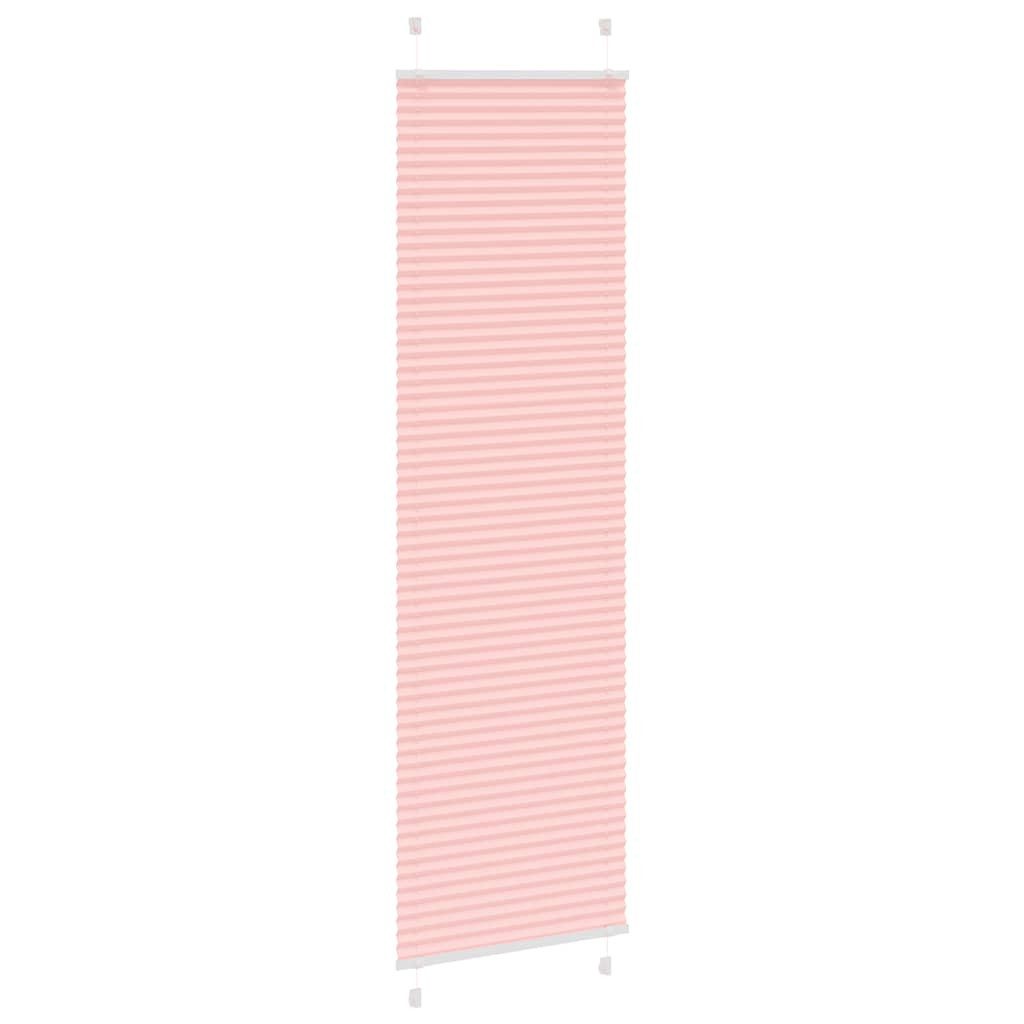 vidaXL Jalousie 55 x 200 cm Plissee Rosa 55x200 cm Stoffbreite 54,4 cm Polyester