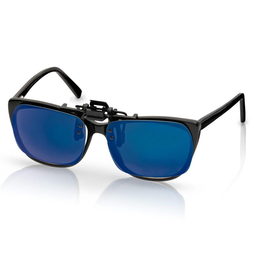 BEZLIT Eyewear Sonnenbrille Brillen Aufsatz Polarisiert Clip On (1-St) mit polarisierten Linsen Blau