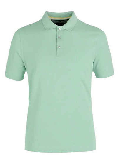 MARVELIS Poloshirt Poloshirt - Casual Fit - Polokragen - Einfarbig - Hellgrün