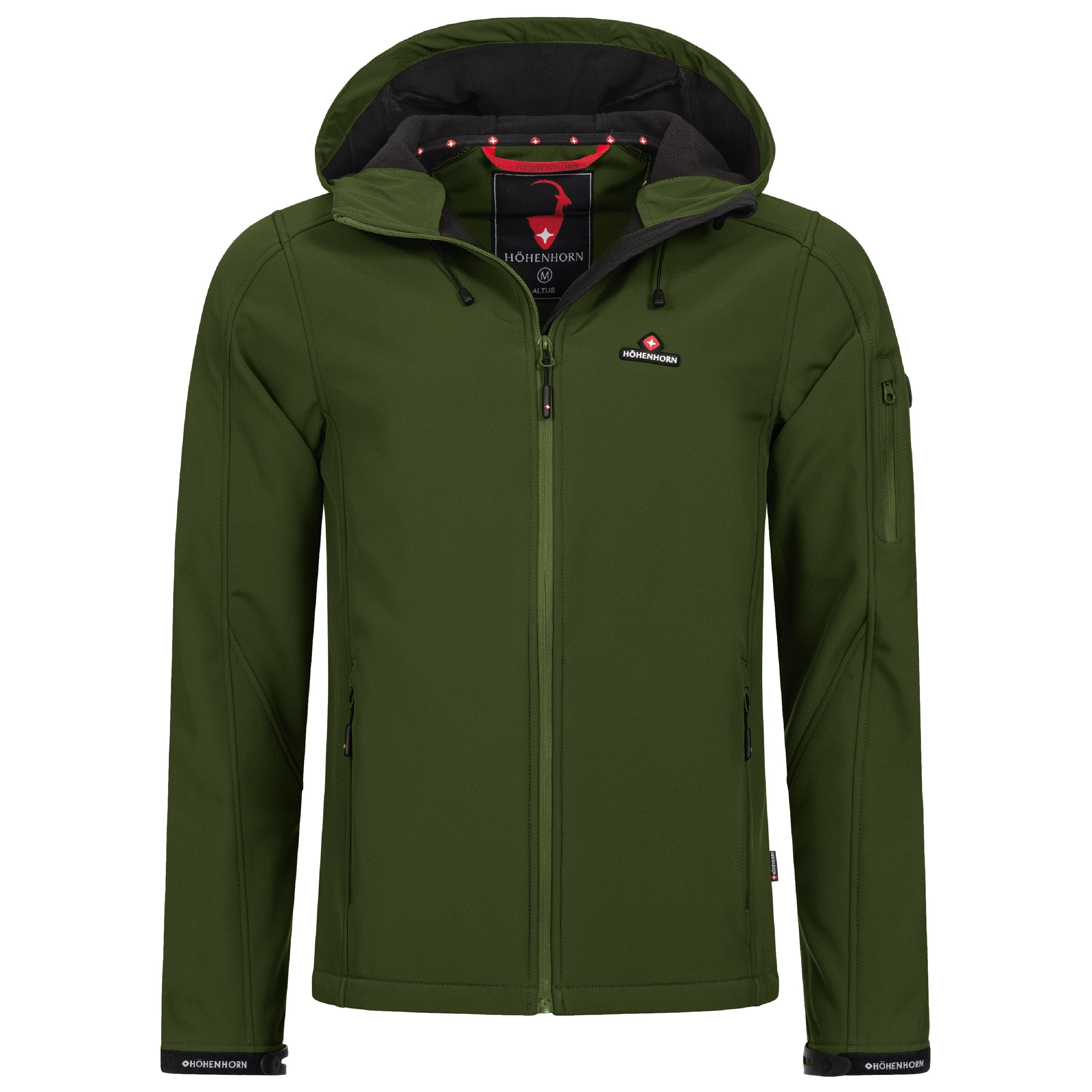 Höhenhorn Softshelljacke Altus Herren Softshell Jacke für Männer Outdoor Funktionsjacke Microfleece-Innenfutter, Atmungsaktiv, Wasserdicht