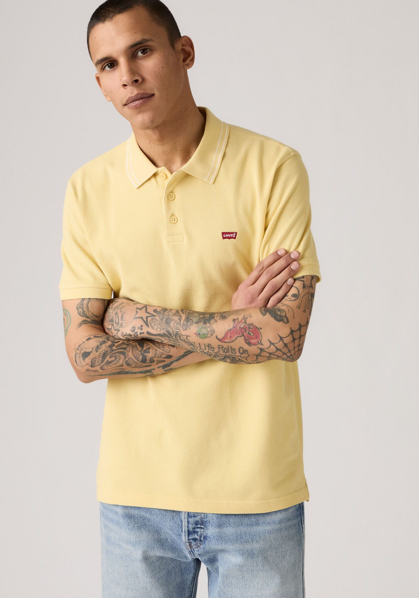 Levi's® Poloshirt LE NEW LEVIS HM POLO mit kleinem Batwing-Logo günstig online kaufen