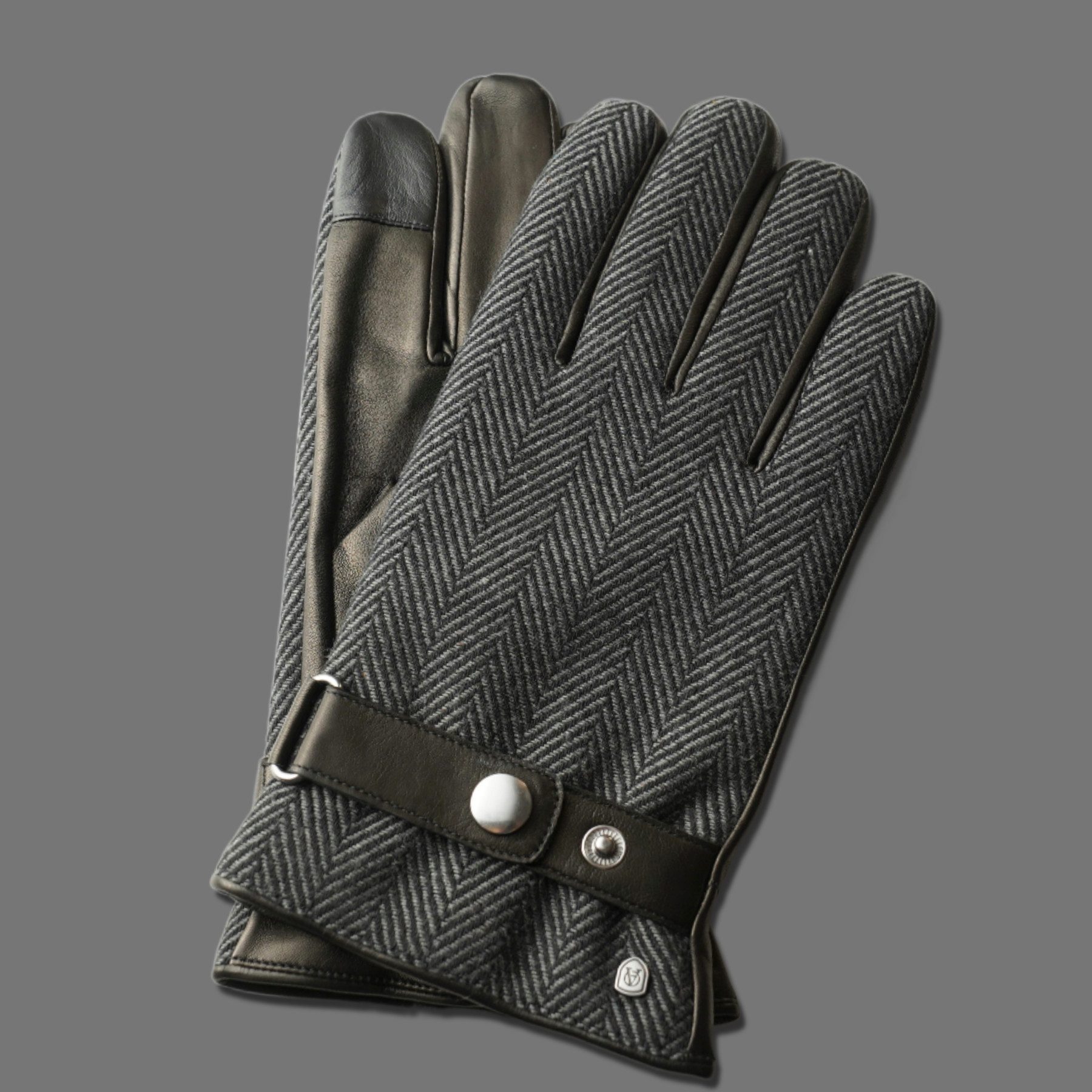 AKAROA Lederhandschuhe Lederhandschuhe RON Smartphone Funktion