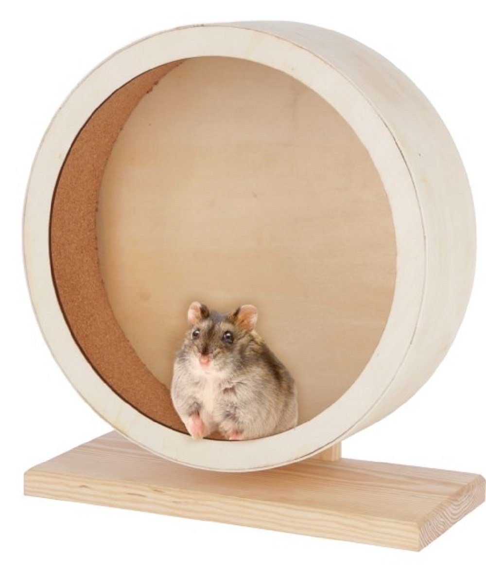 Kerbl Kleintierklettergerüst KERBL Hamsterlaufrad aus Holz/Kork Ø 29cm 8178 günstig online kaufen