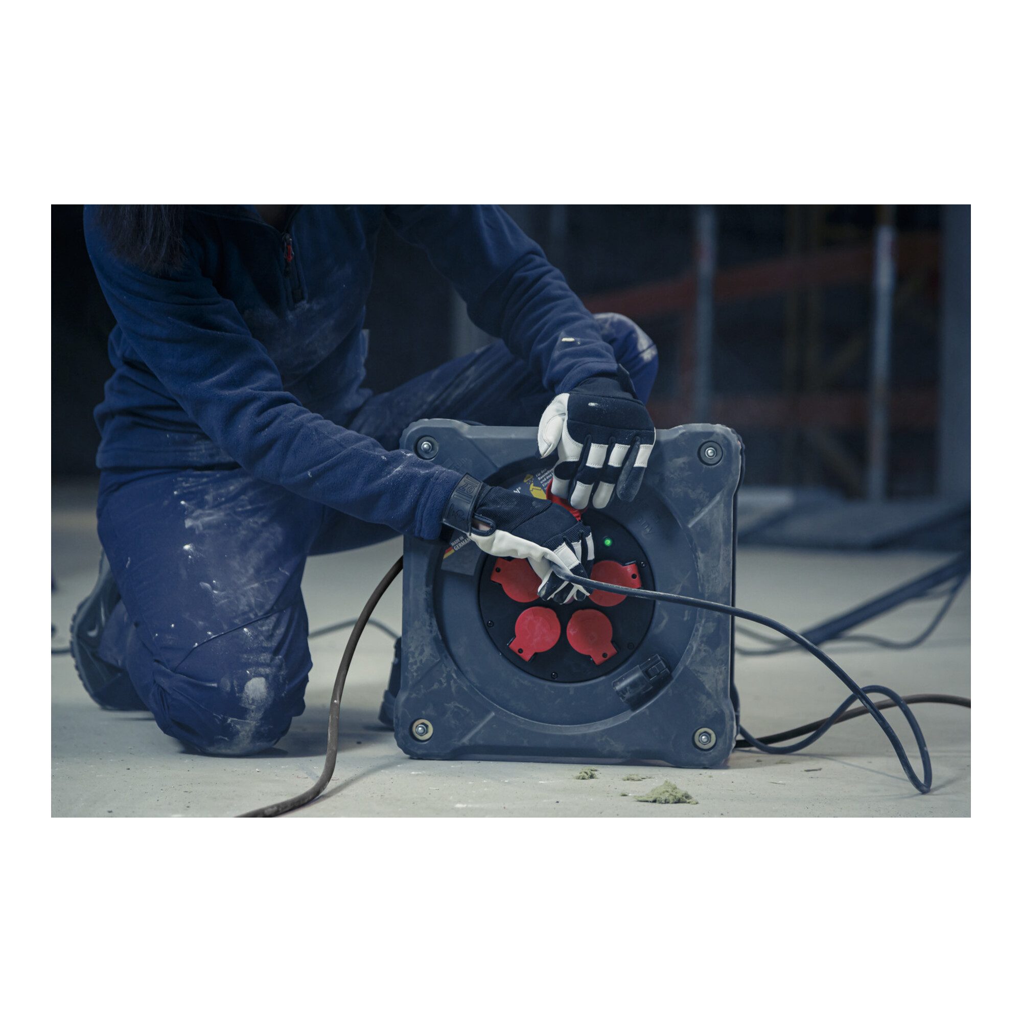 Brennenstuhl Stromverteiler Brennenstuhl Professional Baustellen-Kabeltrommel mit Powerblock KC 32