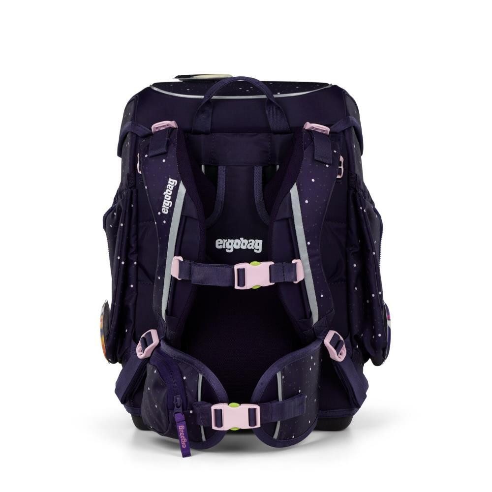 ergobag Schulranzen Cubo (5tlg., inkl. Sportbeutel, Federmäppchen, Schlampermäppchen und Kletties)