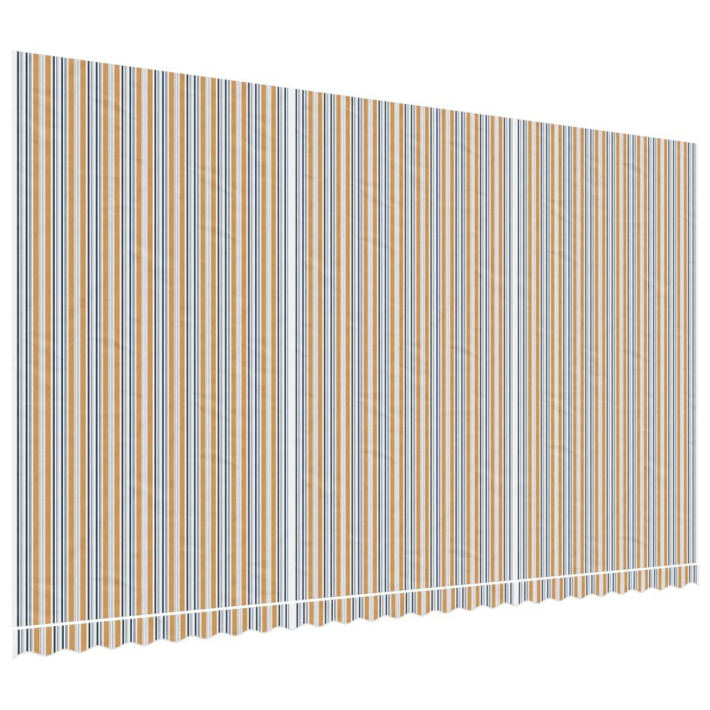 vidaXL Markise 6 x 35 m Markisenbespannung Mehrfarbig Gestreift 6x3,5 m
