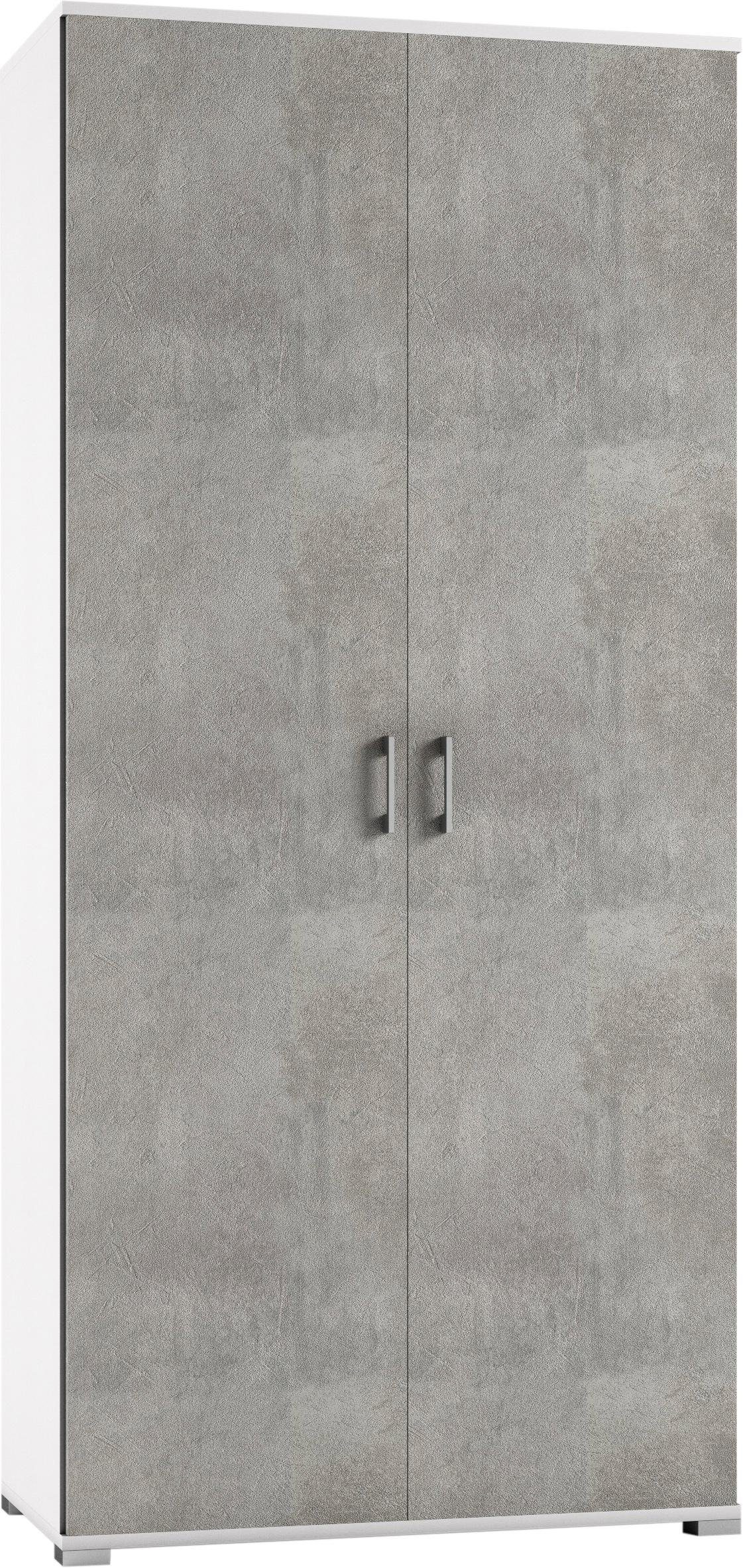 INOSIGN Mehrzweckschrank Compos 2 Breite ca, 90 cm weiß/beton