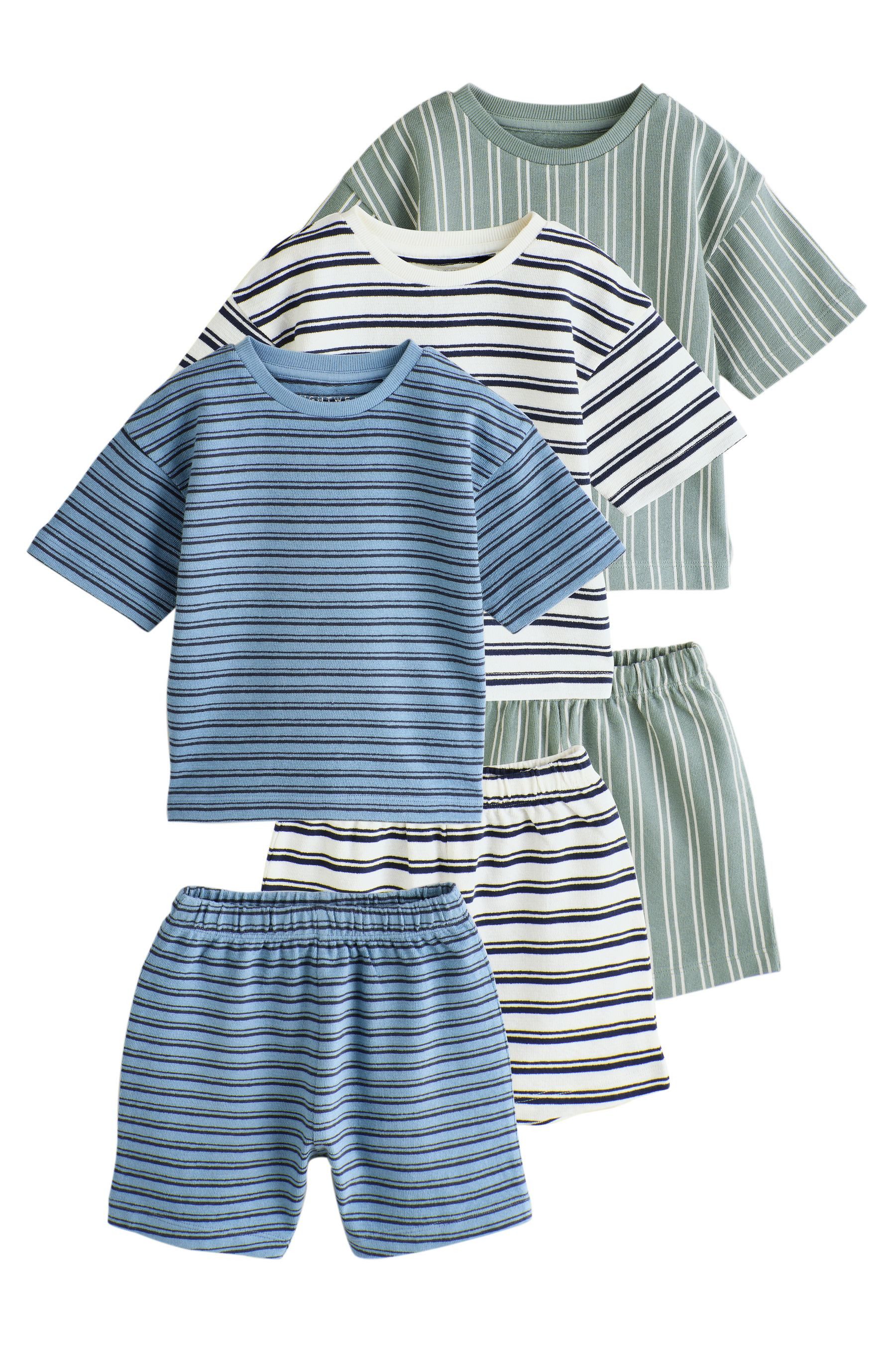 Next Pyjama Kurze Schlafanzüge, 3er-Pack (6 tlg)